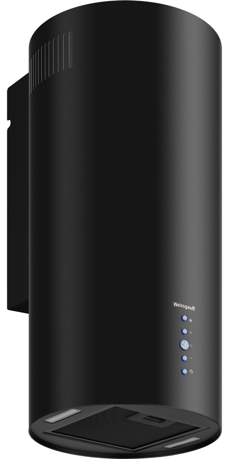 Изображение товара Вытяжка Weissgauff Gracia 70 BL 35 см черная с электронной панелью и LED освещением