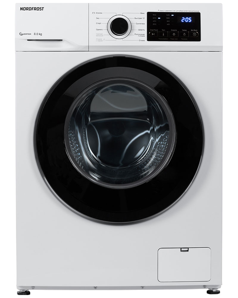 Изображение товара Стиральная машина Nordfrost I-Wsq4 8140 W 59.50x85x51 см 8 кг цвет белый