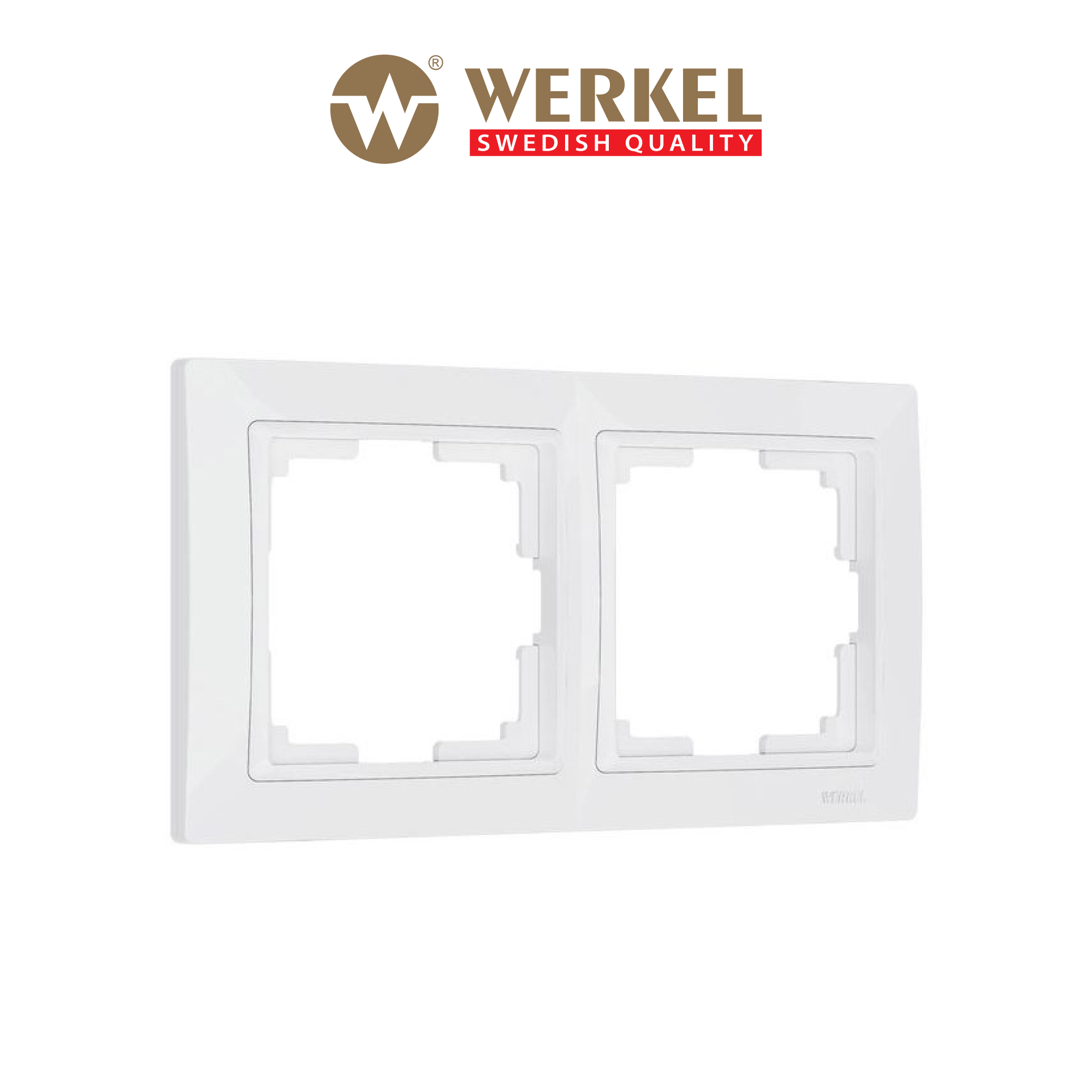 Изображение товара Рамка для розеток и выключателей Werkel Snabb basic 2 поста белая
