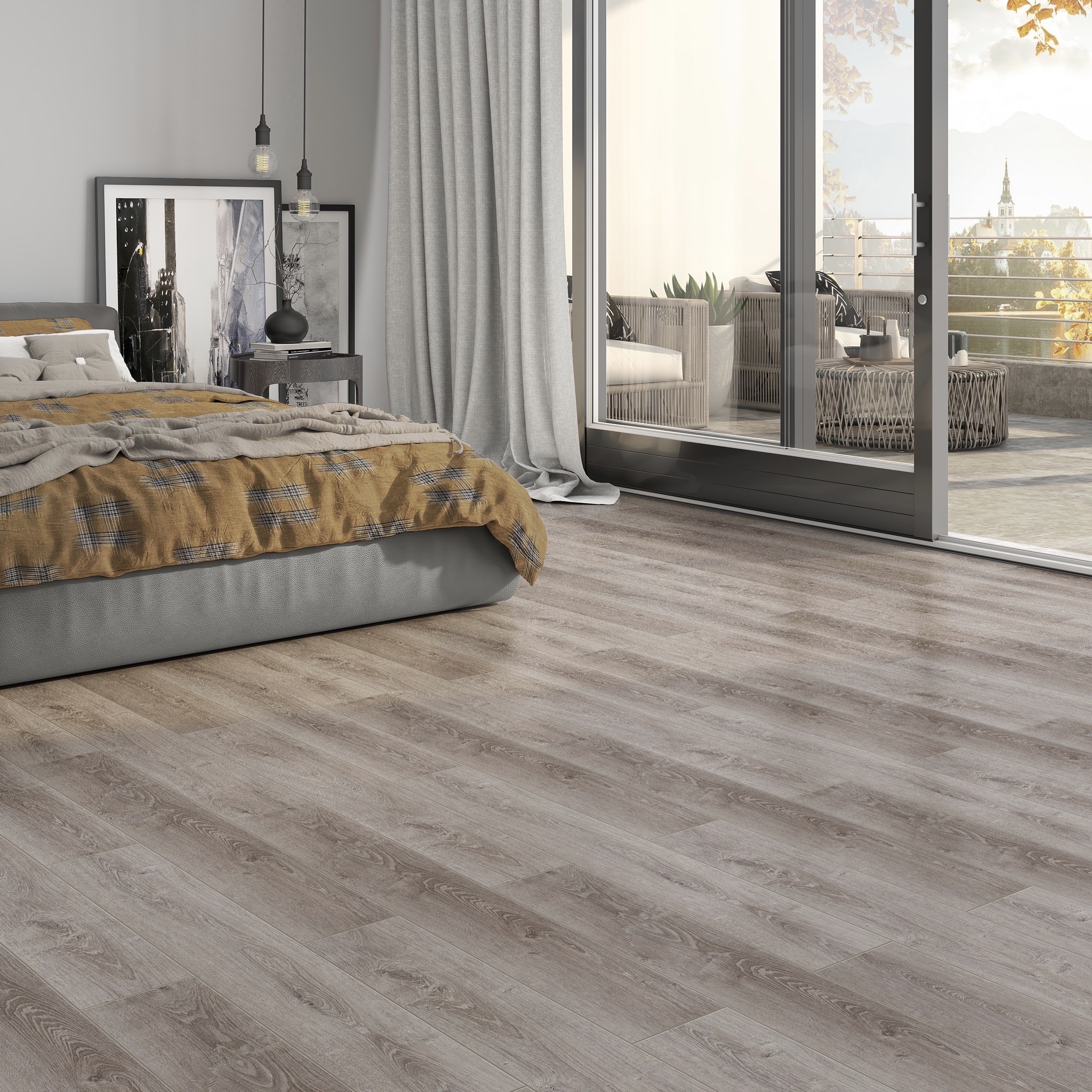 Изображение товара SPC плитка Royce Sense Дуб Мадлен 42 класс водостойкий 4 мм 2.16 м²