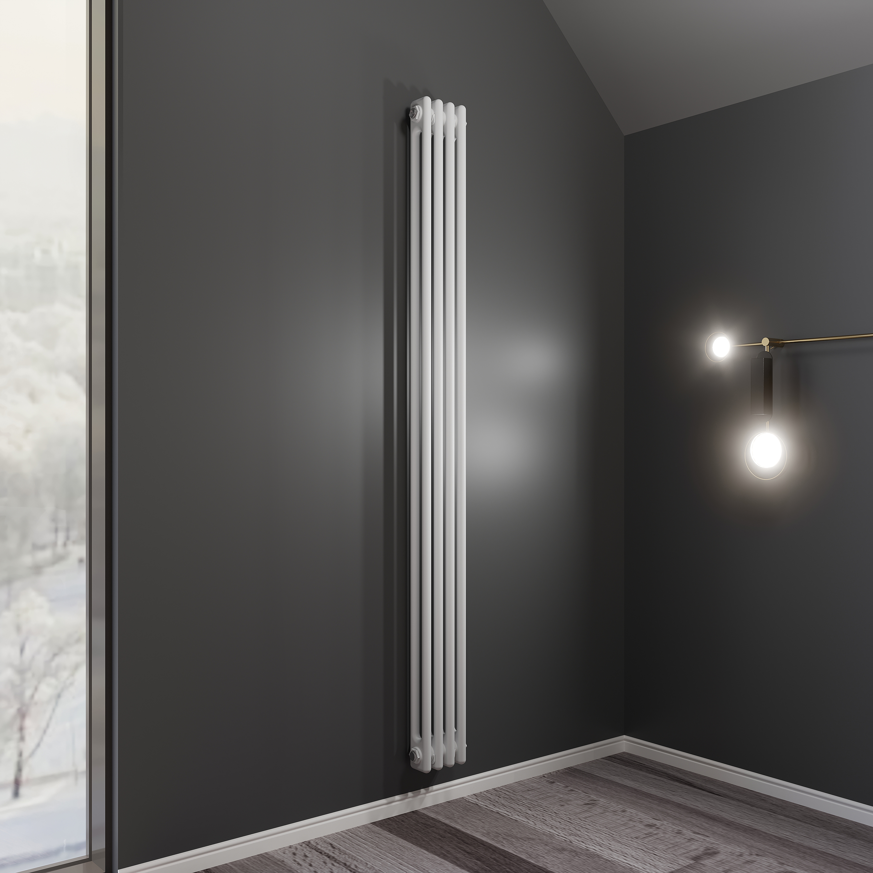 Изображение товара Стальной трубчатый радиатор Faberg Extra 2 1724/70 4 секции белый