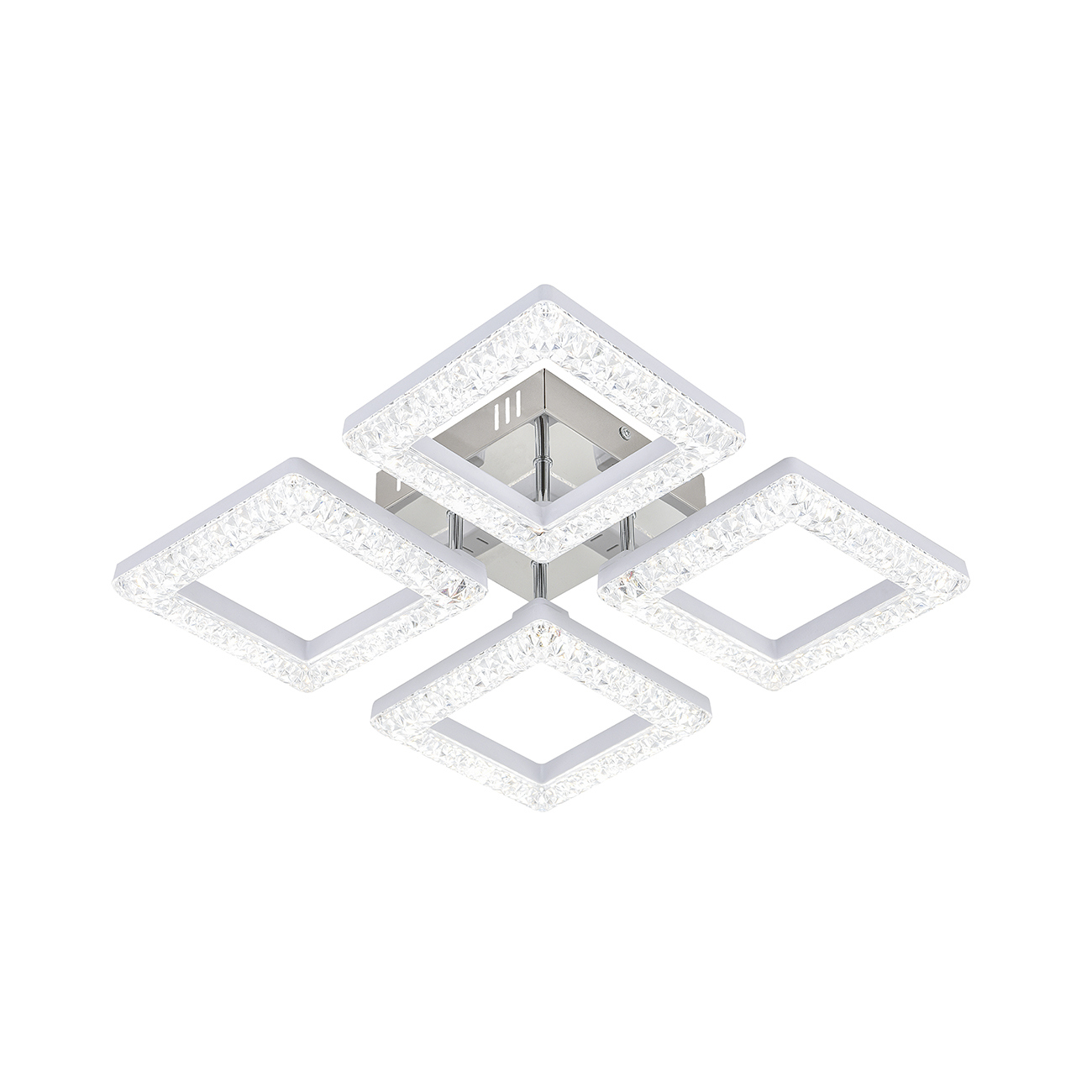 Изображение товара Люстра потолочная светодиодная Escada Aquarius 62Вт с пультом управление 15м²