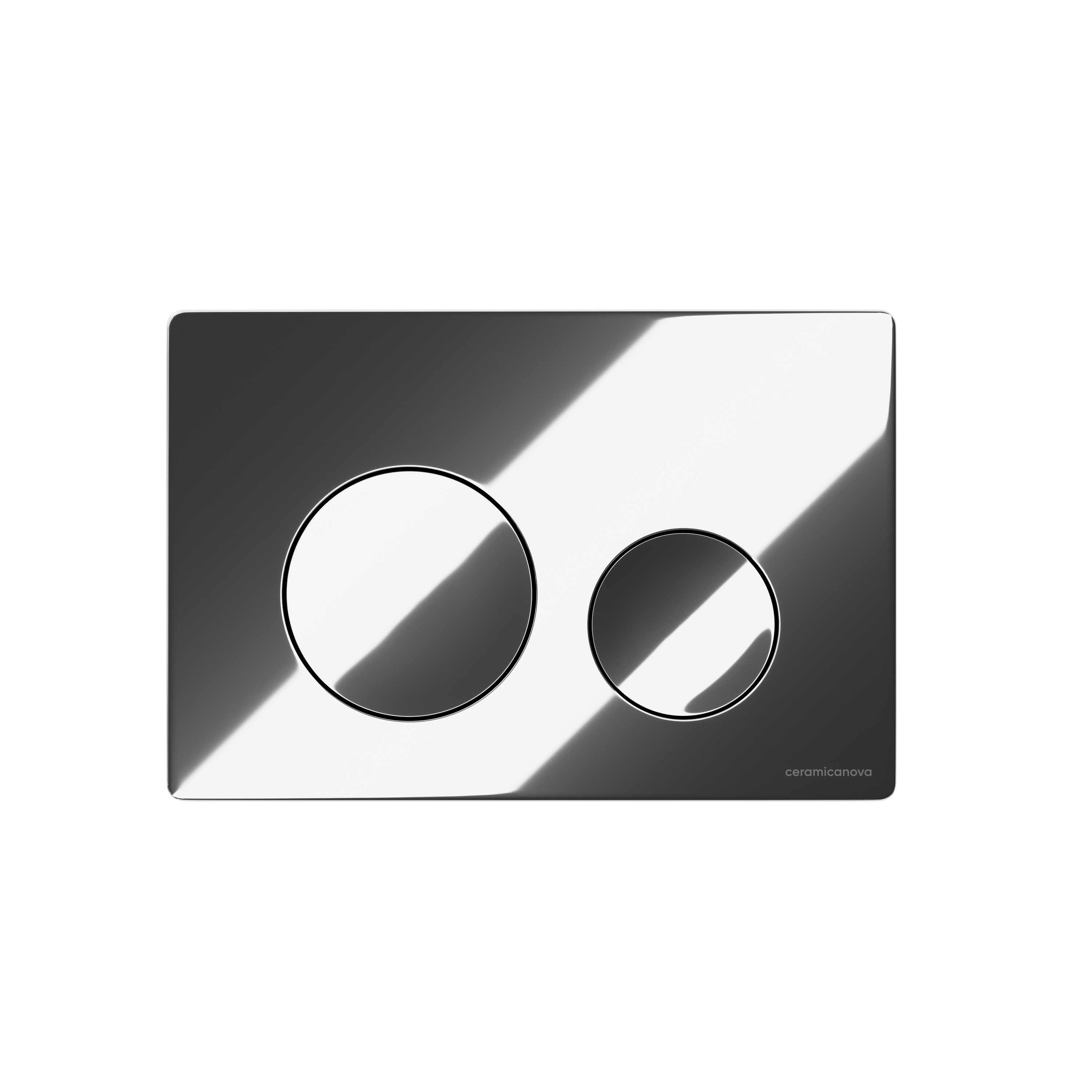 Изображение товара Двойная кнопка смыва Ceramicanova Balance хром глянцевая круглая CN12-001CH