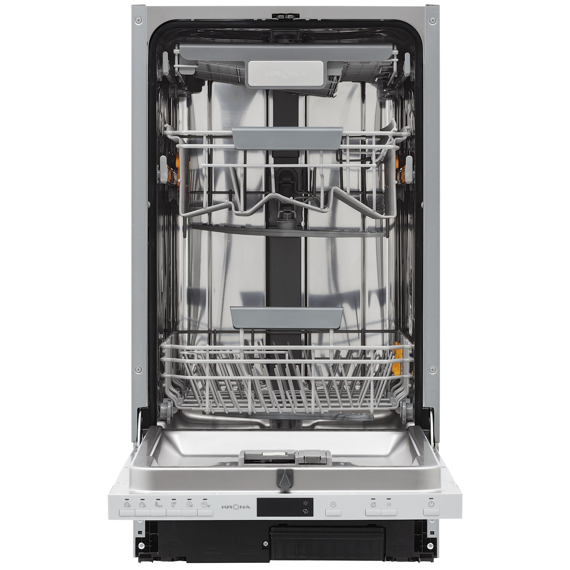 Изображение товара Встраиваемая посудомоечная машина Krona Wespa 45 BI 44.8 см 6 программ цвет нержавеющая сталь