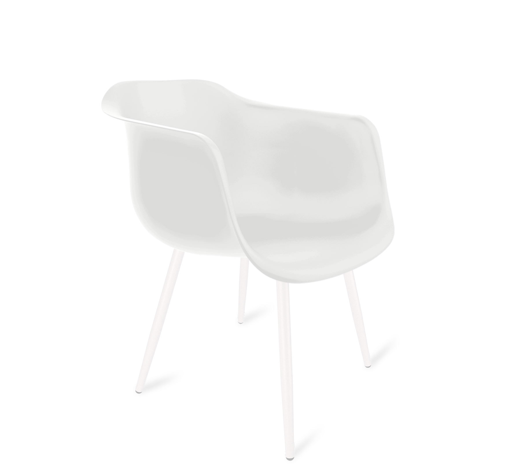 Изображение товара Стул Sheffilton 2747882104 белый современный пластиковый для улицы и интерьера