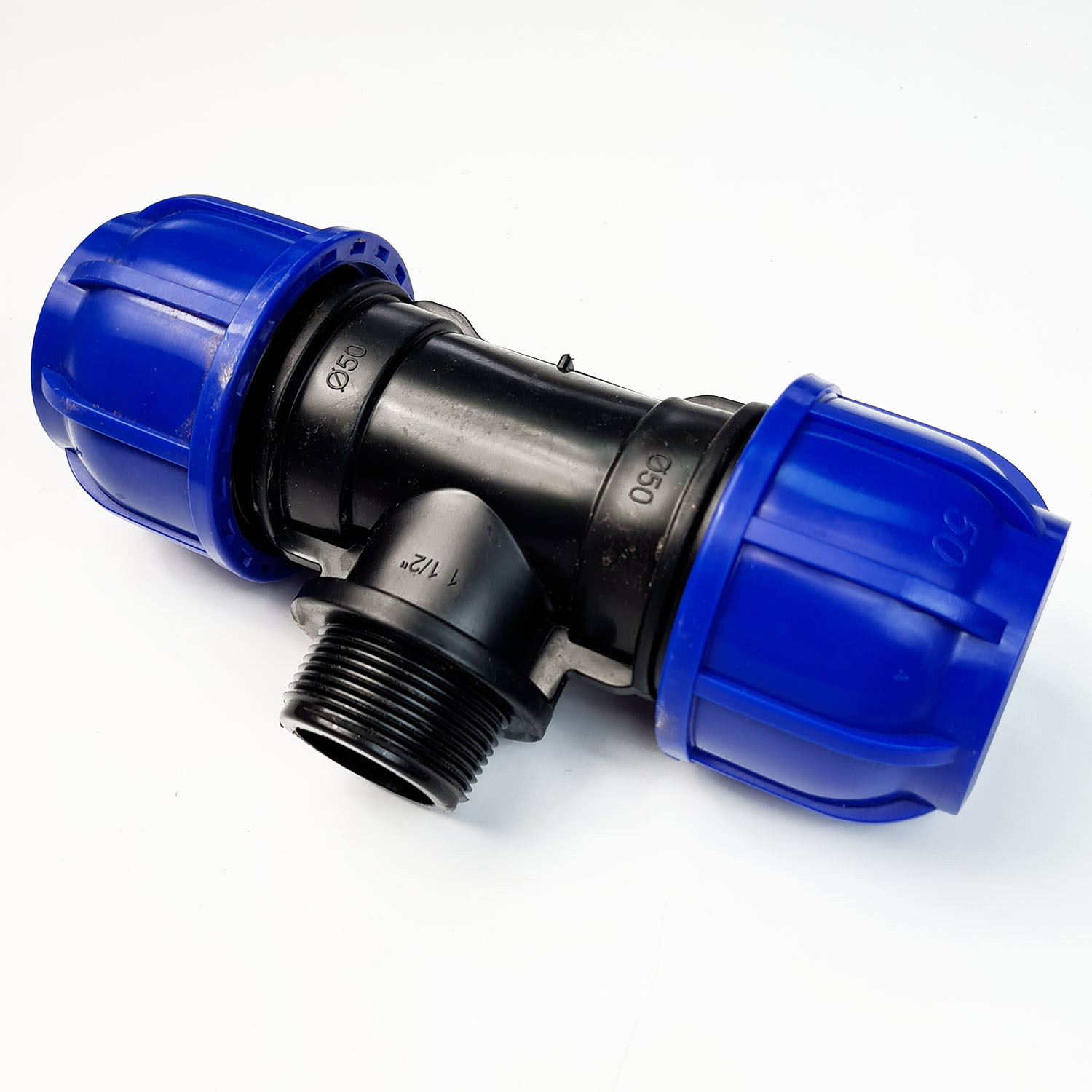 Изображение товара Тройник комбинированный Профитт 50x1 1/2"x50 мм НР для водопровода