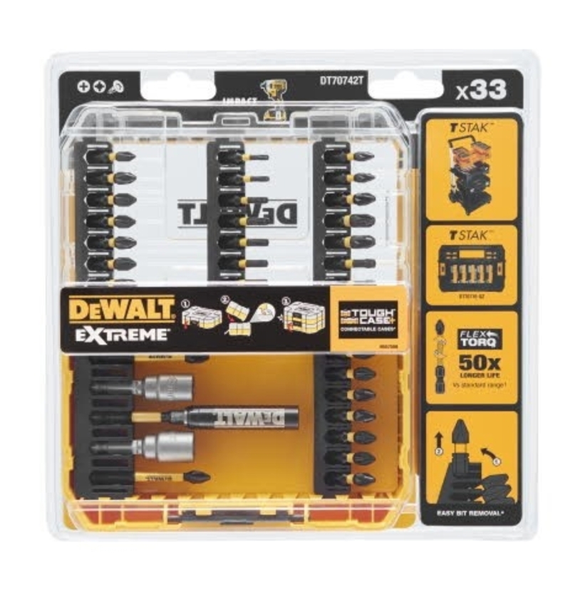 Изображение товара Набор бит Dewalt DT70742T-QZ, 33 шт