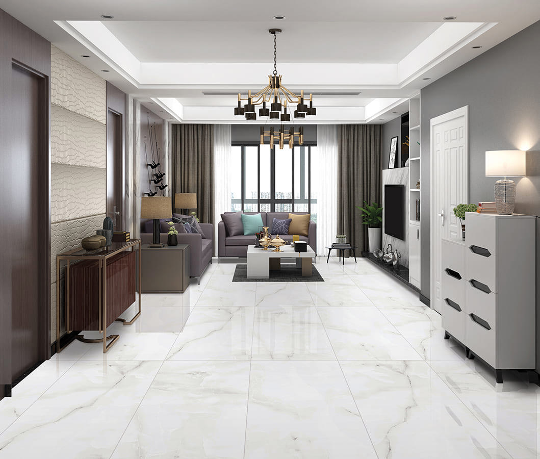 Изображение товара Керамогранит Primavera PR201 60x120см 1.44 м² цвет серый, цена за упаковку