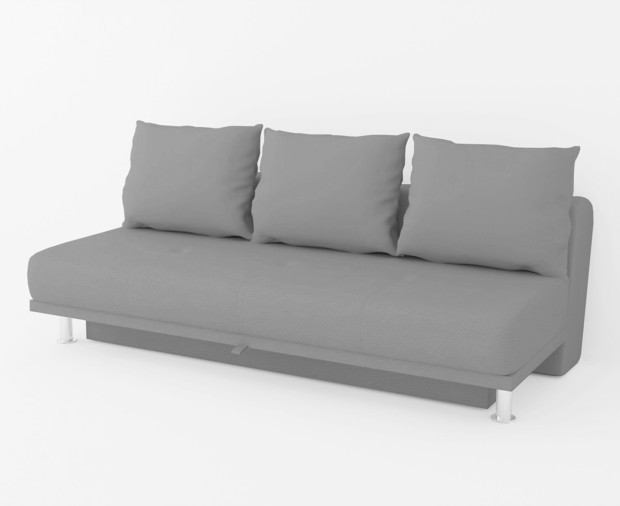 Изображение товара Диван-кровать Edlen Некст 089 195х70х92 см серый рогожка