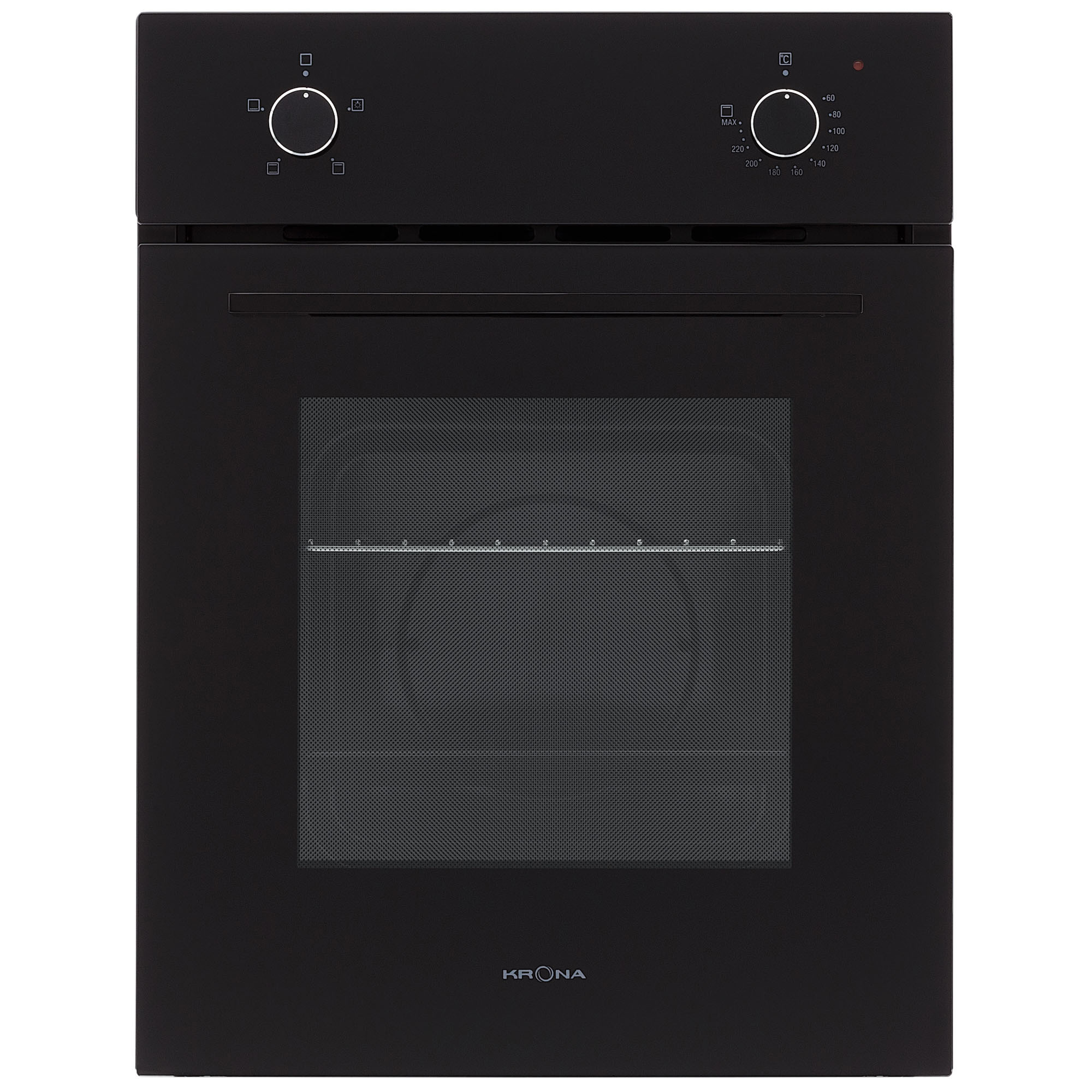 Изображение товара Электрический встраиваемый духовой шкаф Krona BLume 45 BL/BL черный компактный