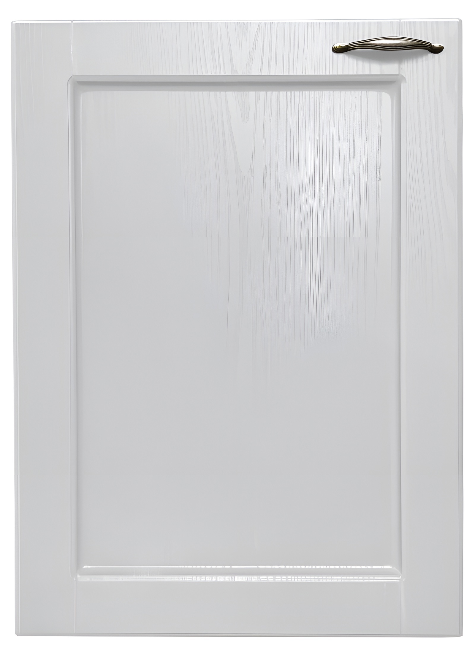 Изображение товара Фасад кухонного шкафа 50x67 см Нева Белое дерево МДФ с ручкой