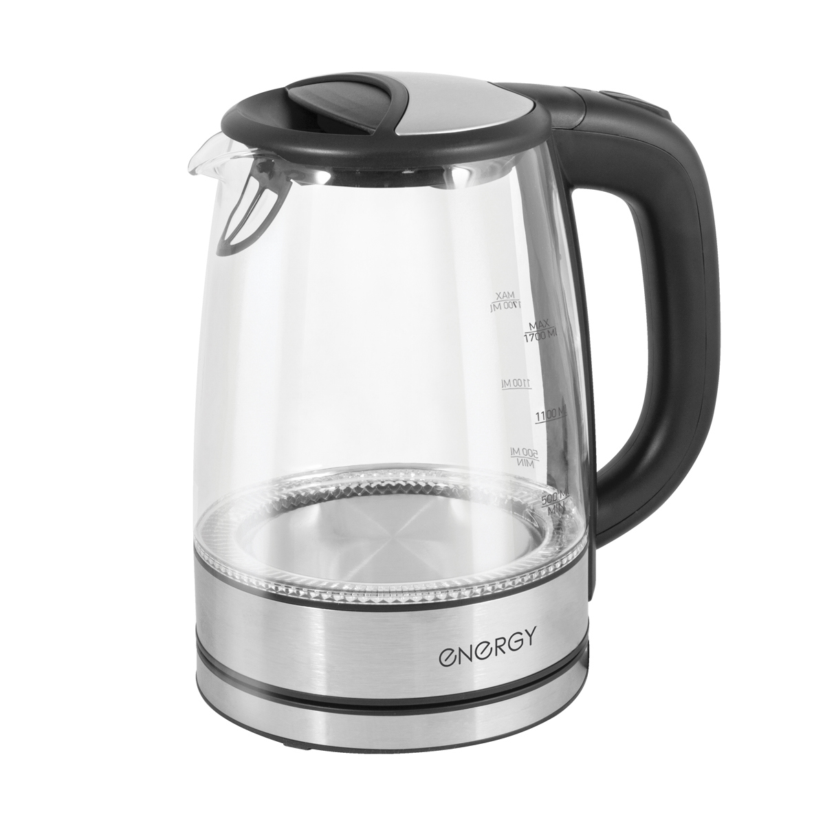 Изображение товара Электрический чайник ENERGY E-237 1,7л стекло автоматический выключатель