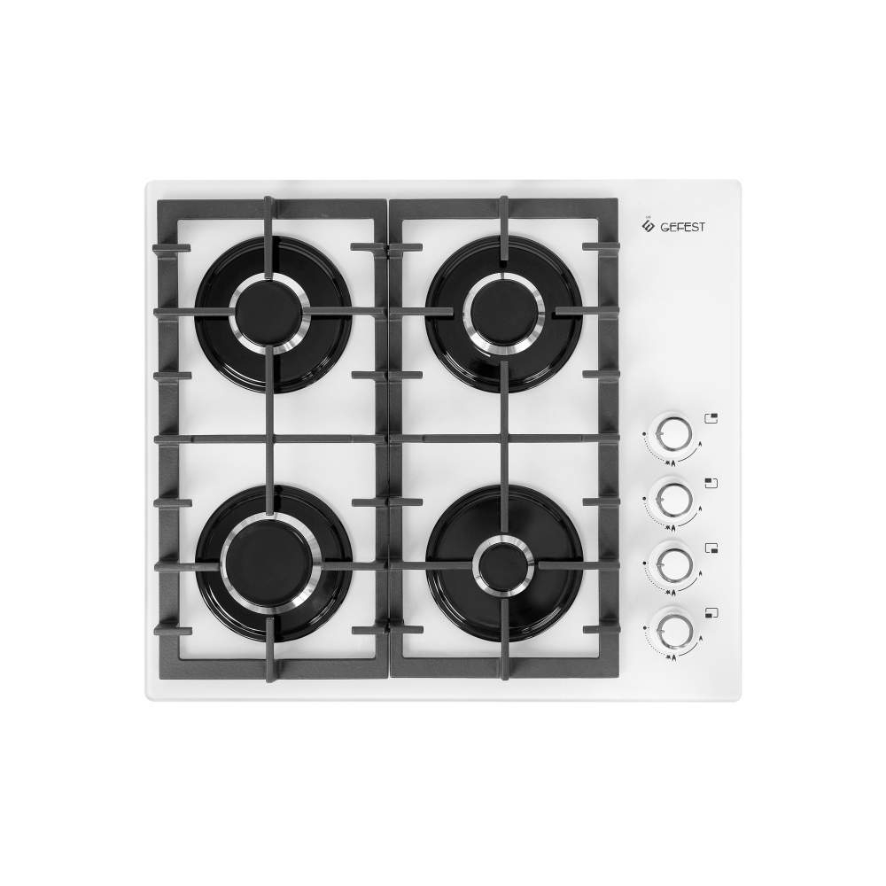 Изображение товара Газовая варочная панель Gefest СГ СВН 2230 К12 60 см 4 конфорки белый