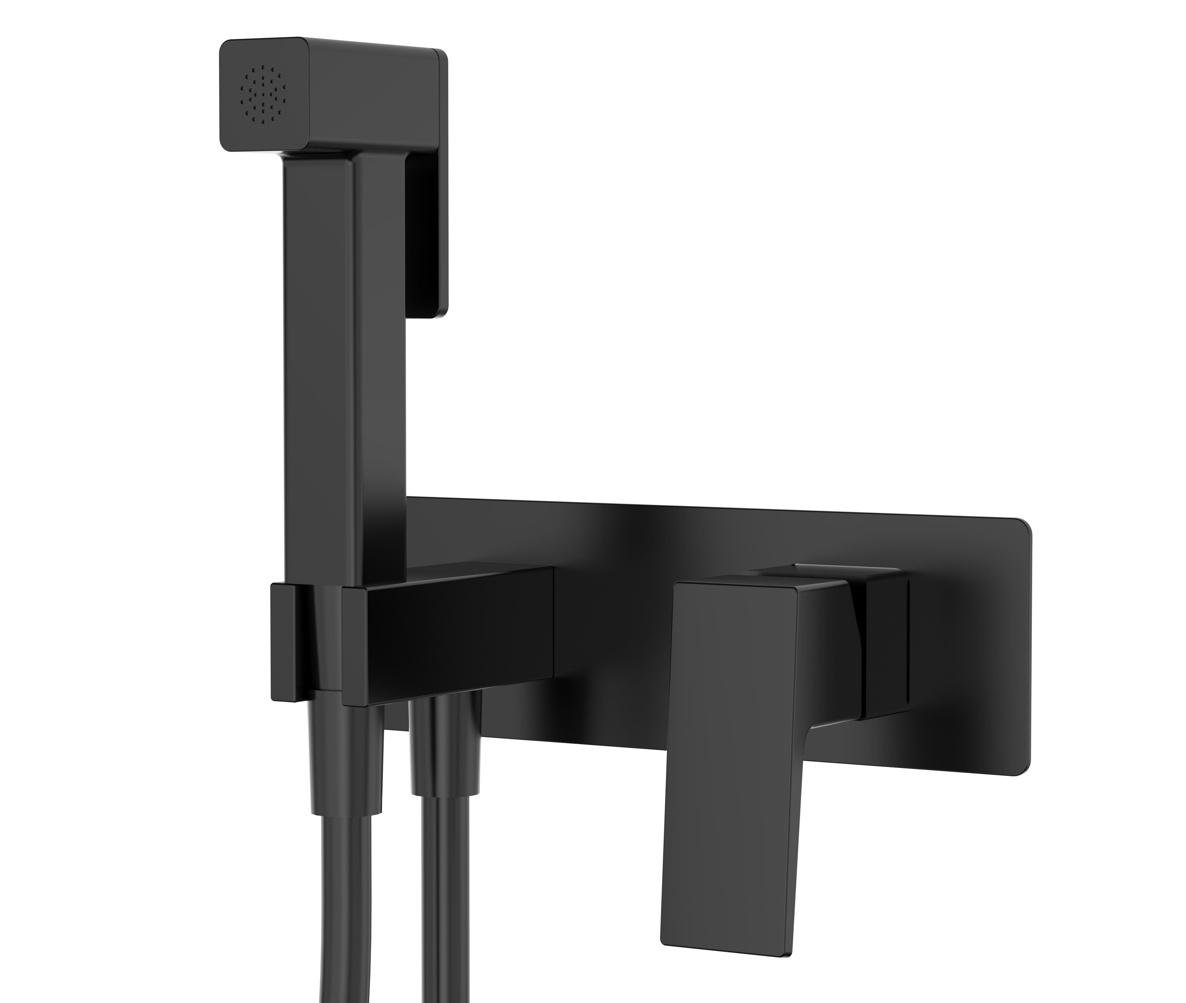 Изображение товара Смеситель для гигиенического душа встраиваемый SPLENKA ЧЁРНЫЙ S01.52.06