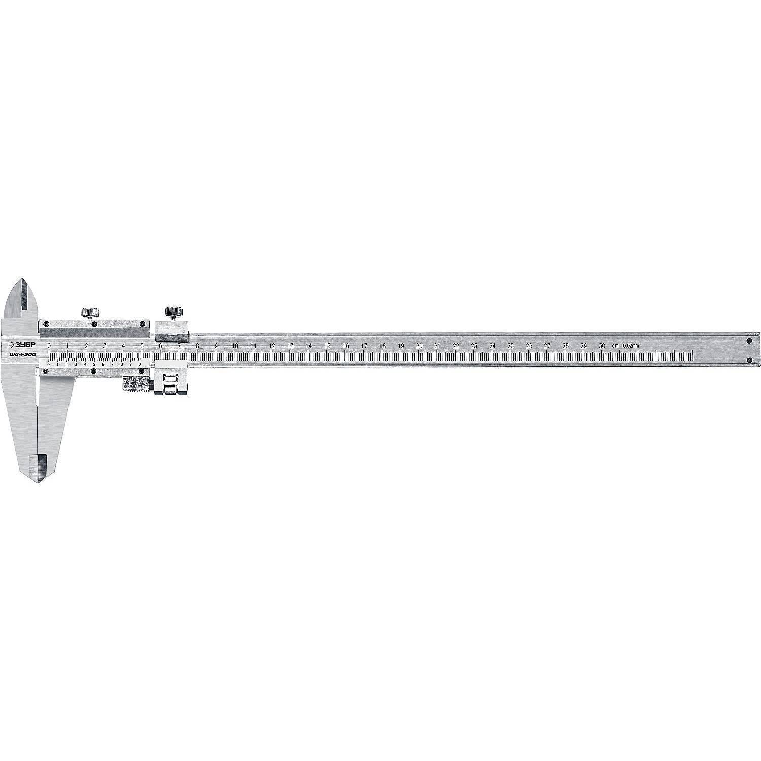 Изображение товара Штангенциркуль Зубр 34514-300 300 мм с высокой точностью измерений