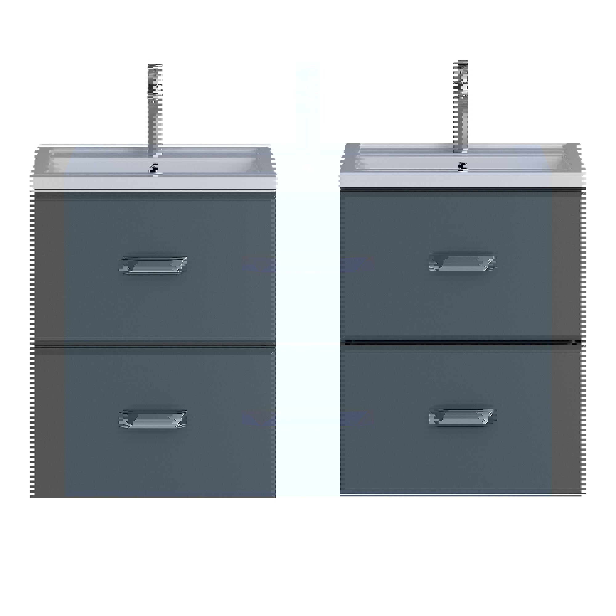 Изображение товара Тумба под раковину подвесная Uperwood Foster 291020522 79.4см цвет серый