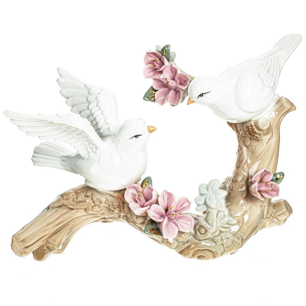 Изображение товара Декоративная фигурка Голуби, фарфор, 15x11 см