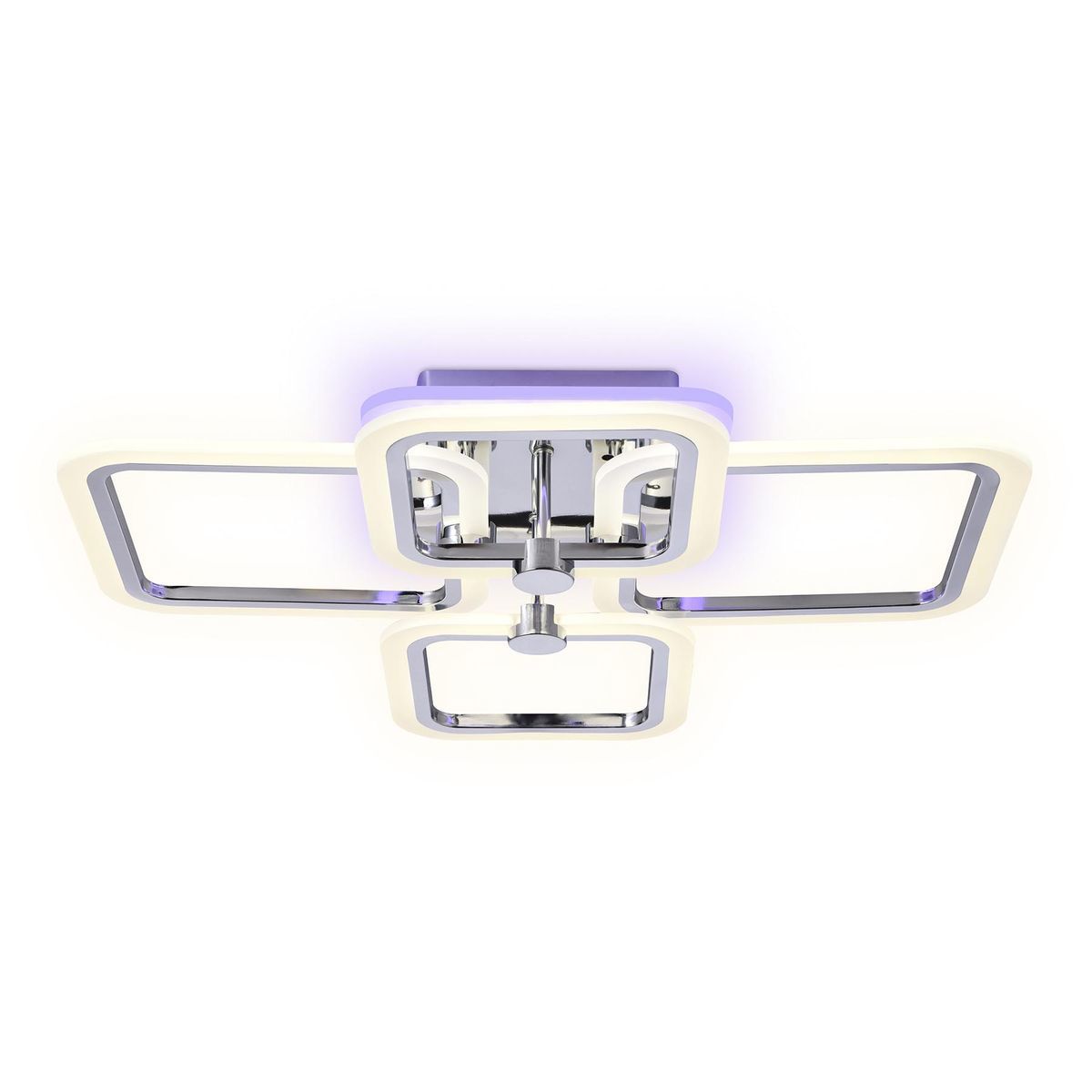 Изображение товара Люстра потолочная светодиодная Ambrella Light FA534 с пультом управления, 2 м², цвет белый