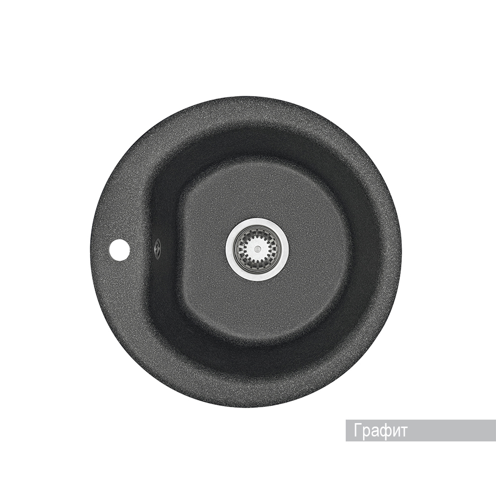 Изображение товара Мойка кухонная Aquaton Мида 51x51 см из искусственного камня с антибактериальным покрытием