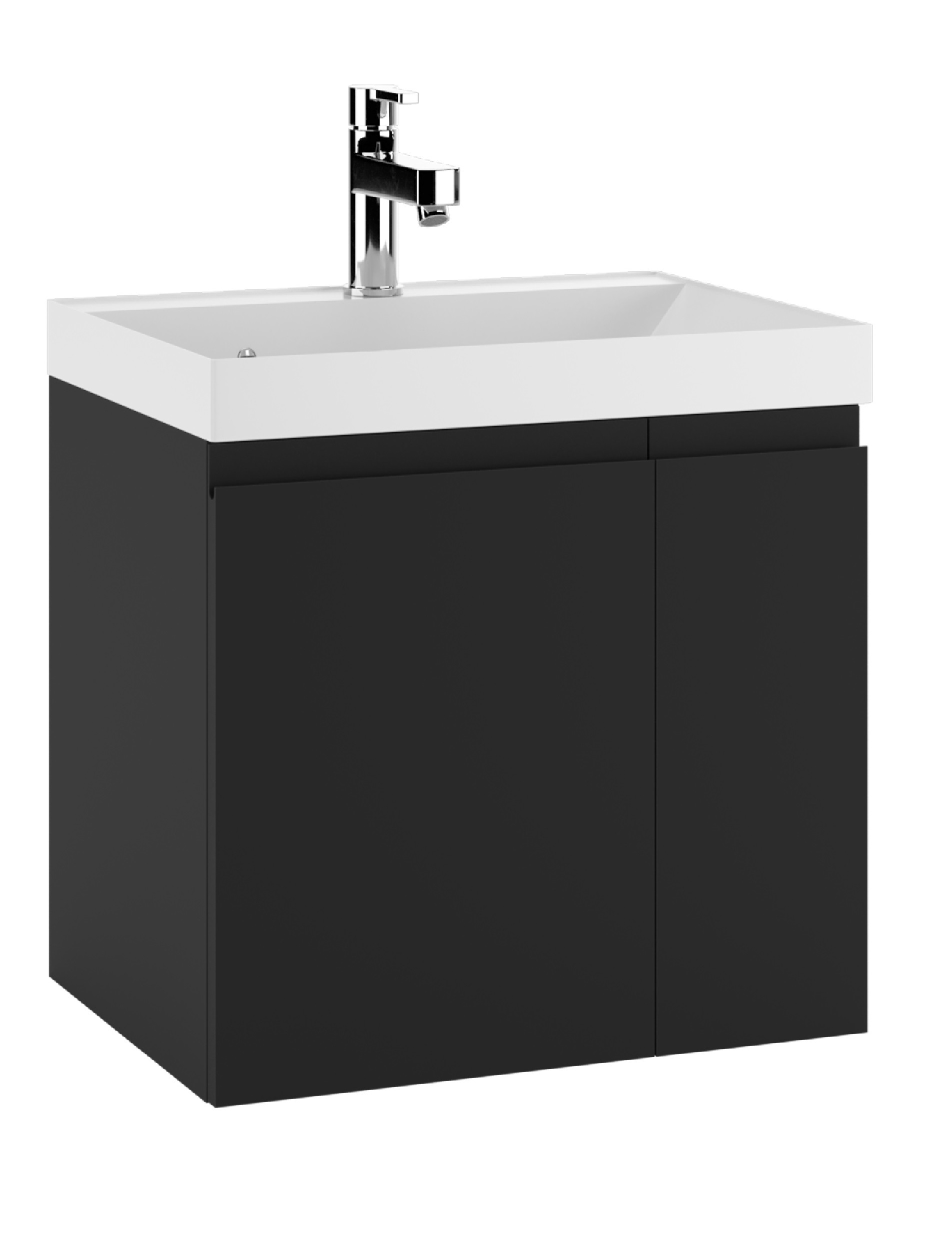 Изображение товара Тумба под раковину напольная Домино DGr2406T 59.2см цвет графит