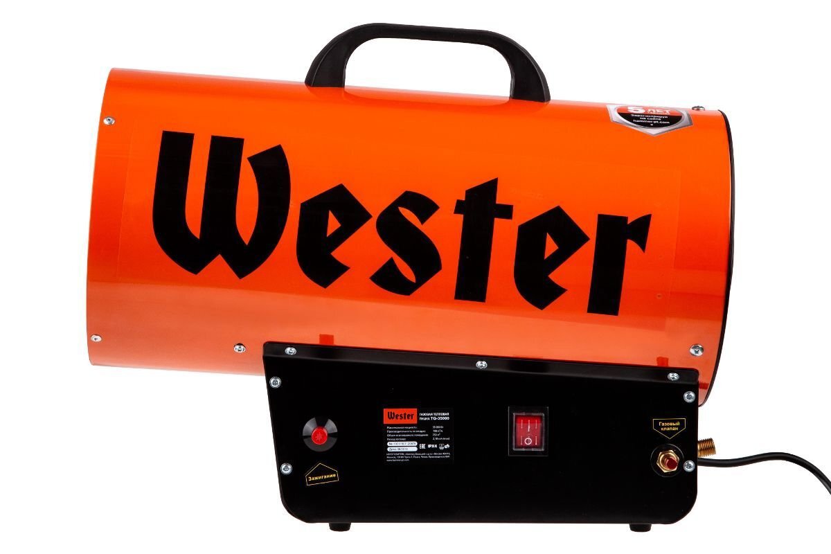 Изображение товара Газовая тепловая пушка WESTER TG-35000 35000 Вт для больших помещений