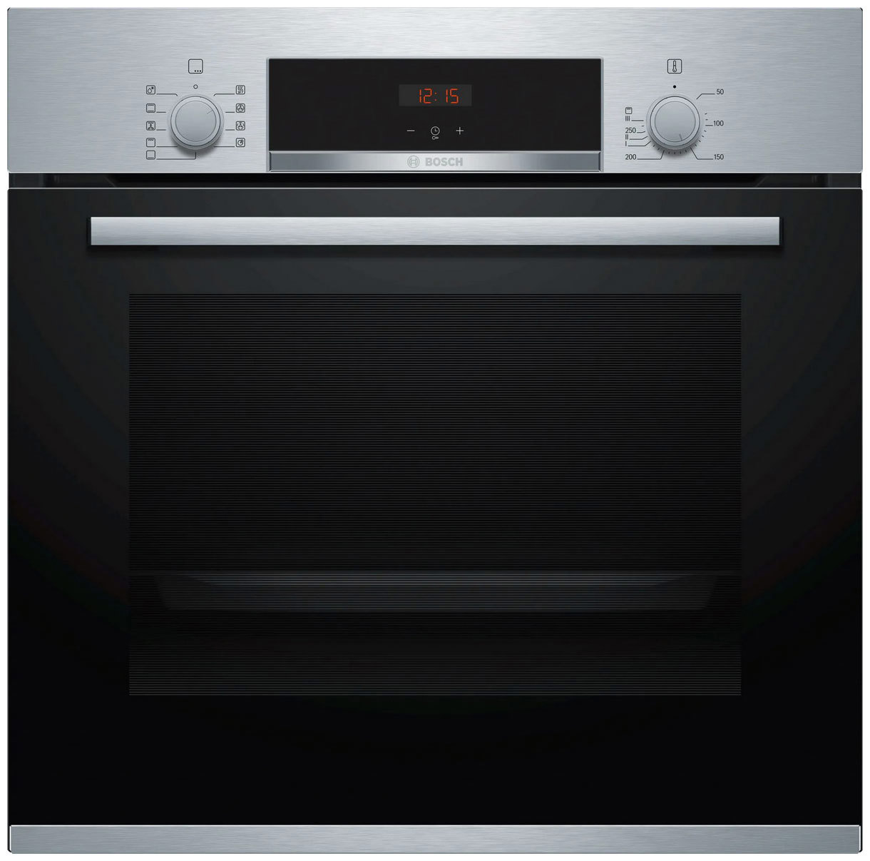 Изображение товара Встраиваемый электрический духовой шкаф Bosch HBF534ES0Q серебро 67 л c 8 режимами