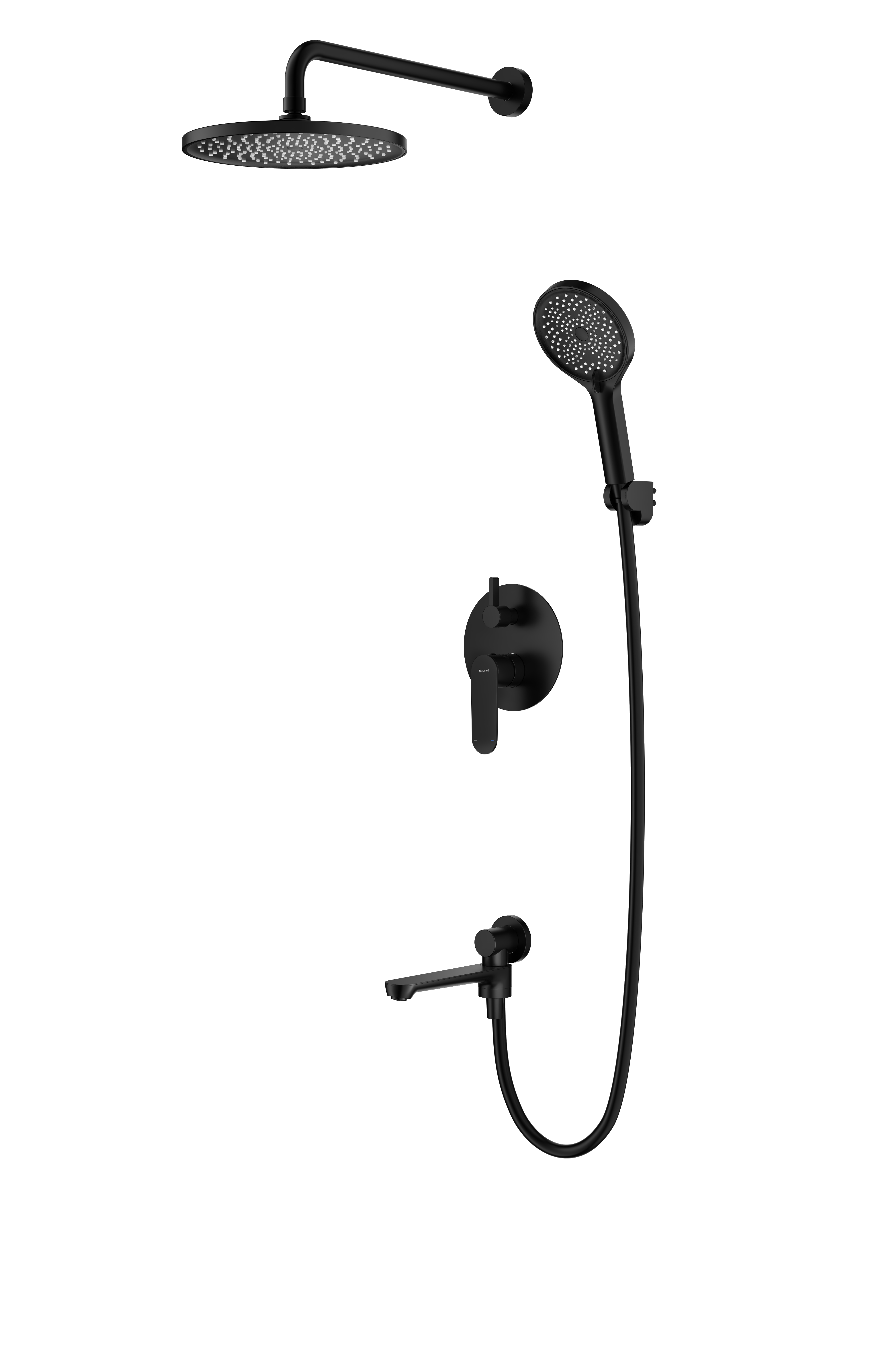 Изображение товара Душевая система SPLENKA черного цвета S222.27.06
