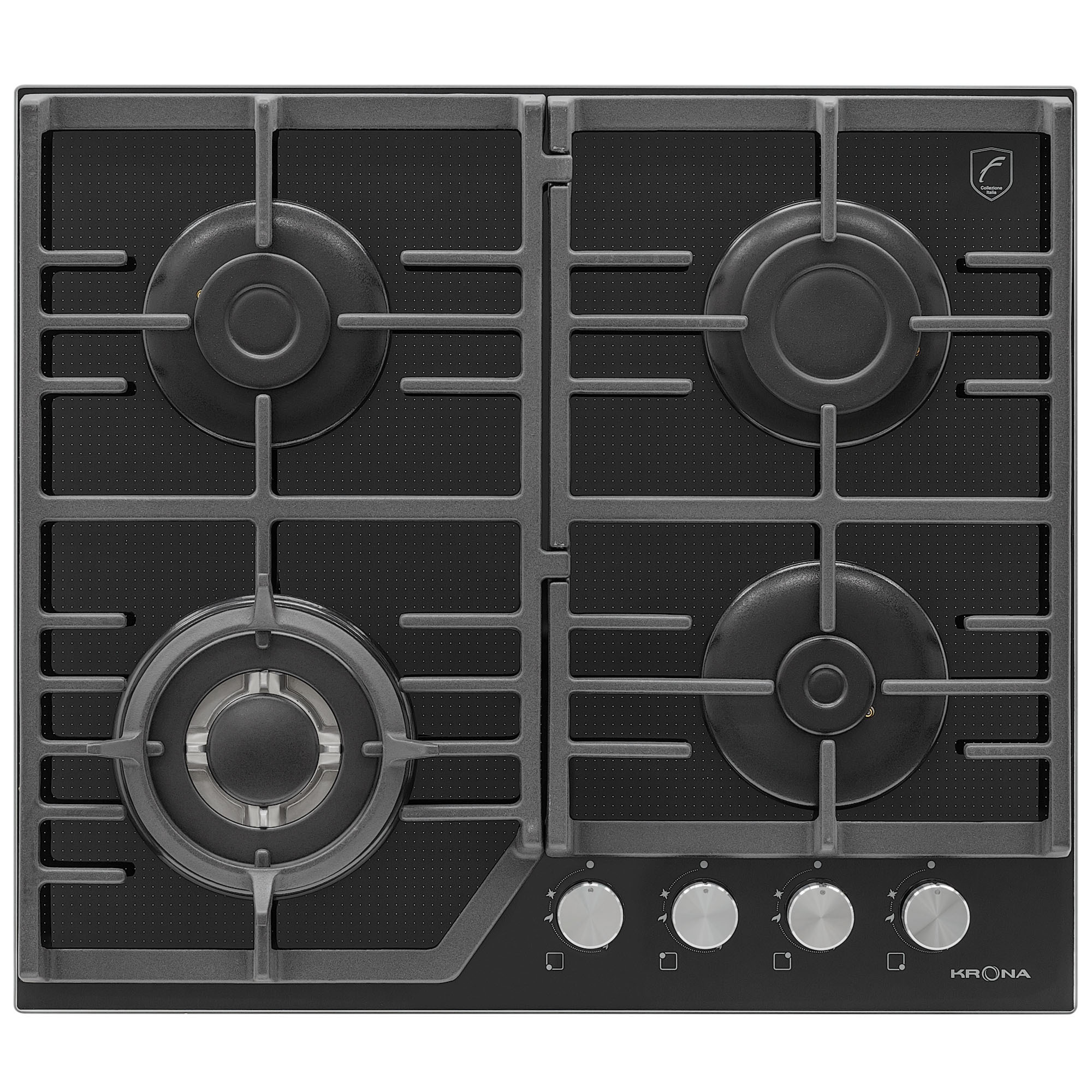Изображение товара Газовая варочная панель Krona ARDENTE 60 BL 4 конфорки черная