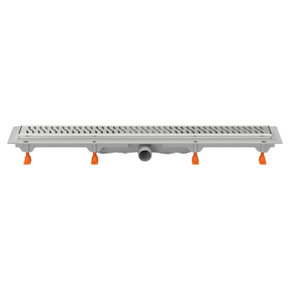 Изображение товара Душевой линейный трап MCH Chudej CH650HN из нержавеющей стали 71.5x12.5 см с сухим затвором