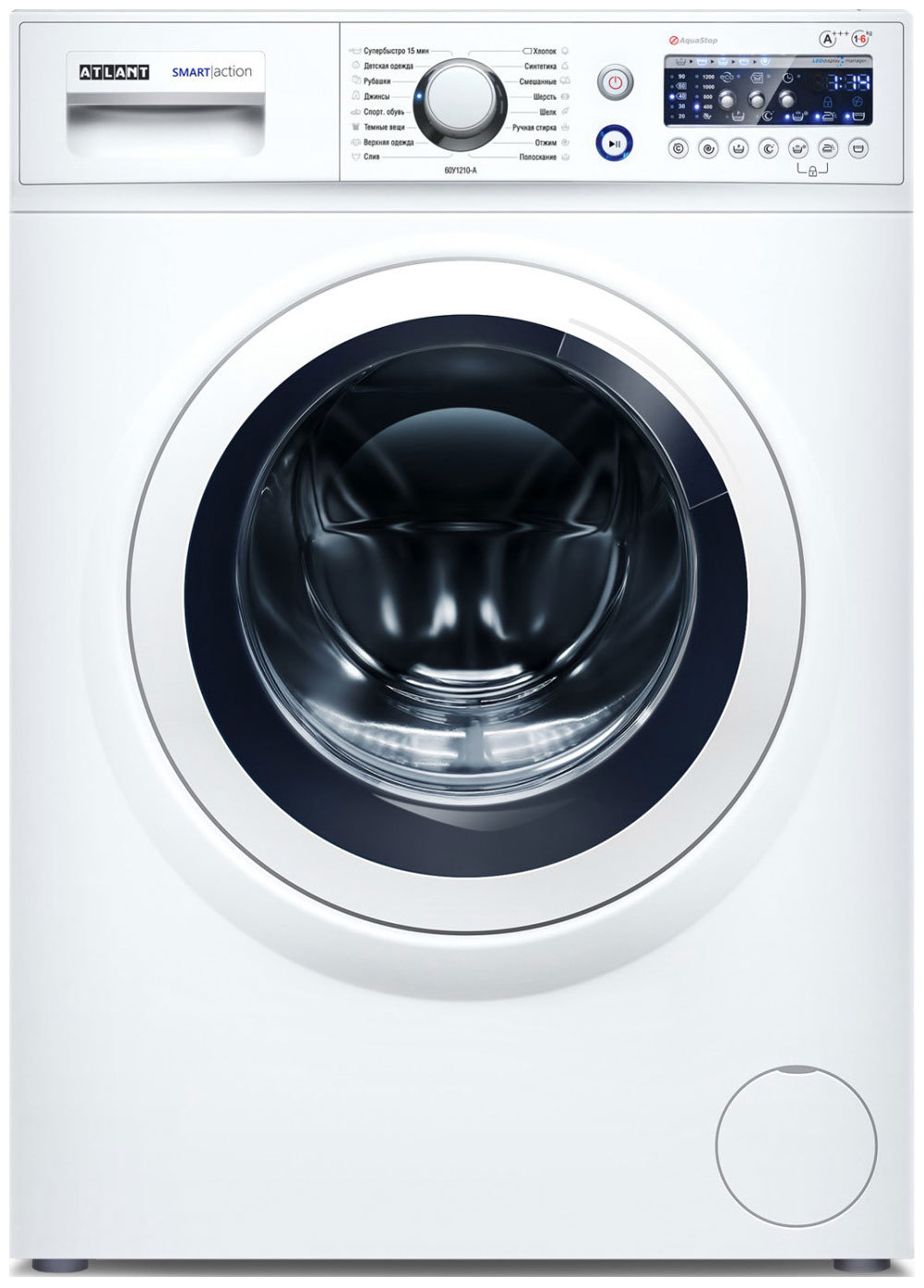 Изображение товара Стиральная машина ATLANT 60У1210-А-00 6 кг фронтальная энергоэффективная Беларусь
