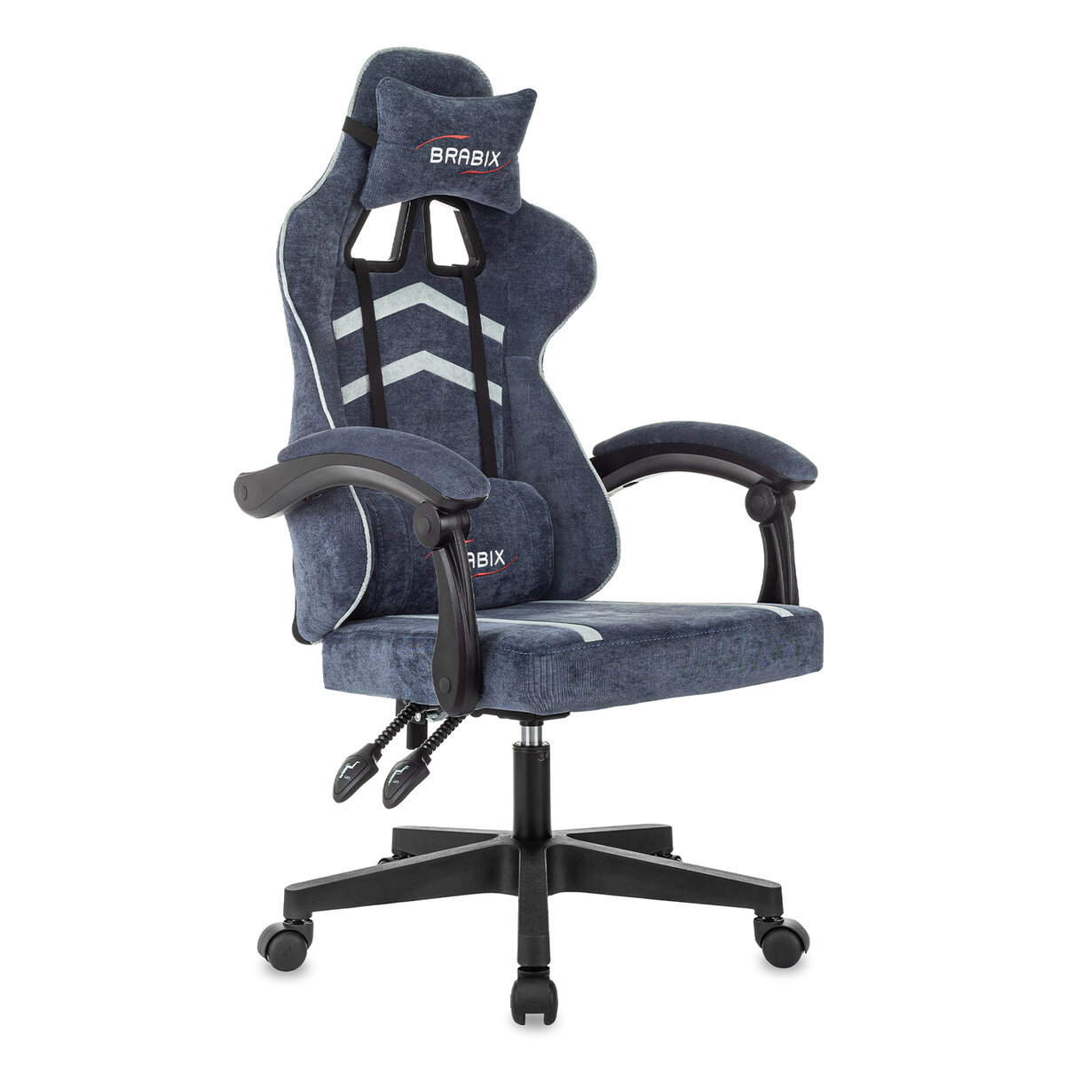 Изображение товара Офисное кресло Brabix Shooter GM-123 ткань серовато-голубое регулировка