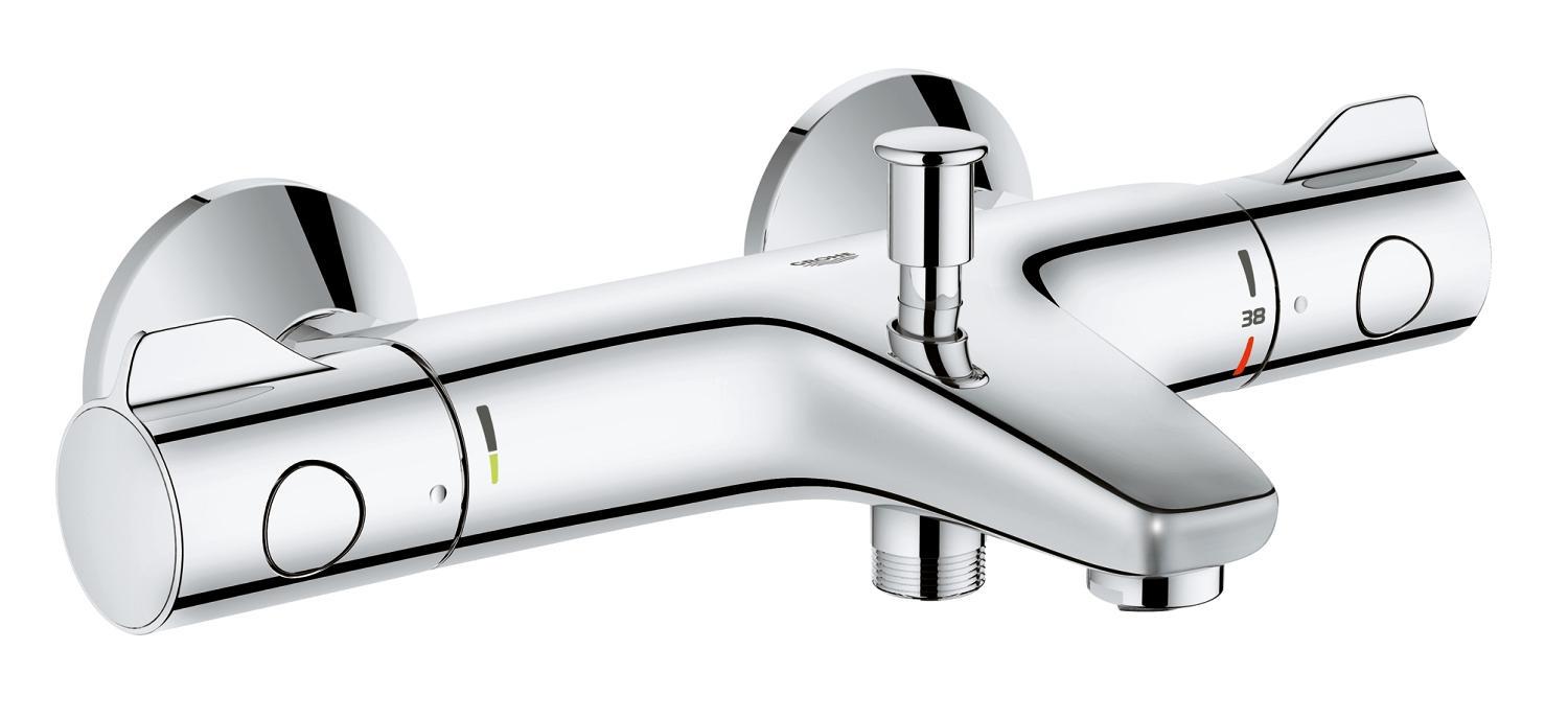 Изображение товара Термостатический смеситель для ванны Grohe Grohtherm 800 хром 34576000 Изображение товара Термостатический смеситель для ванны Grohe Grohtherm 800 хром 34576000