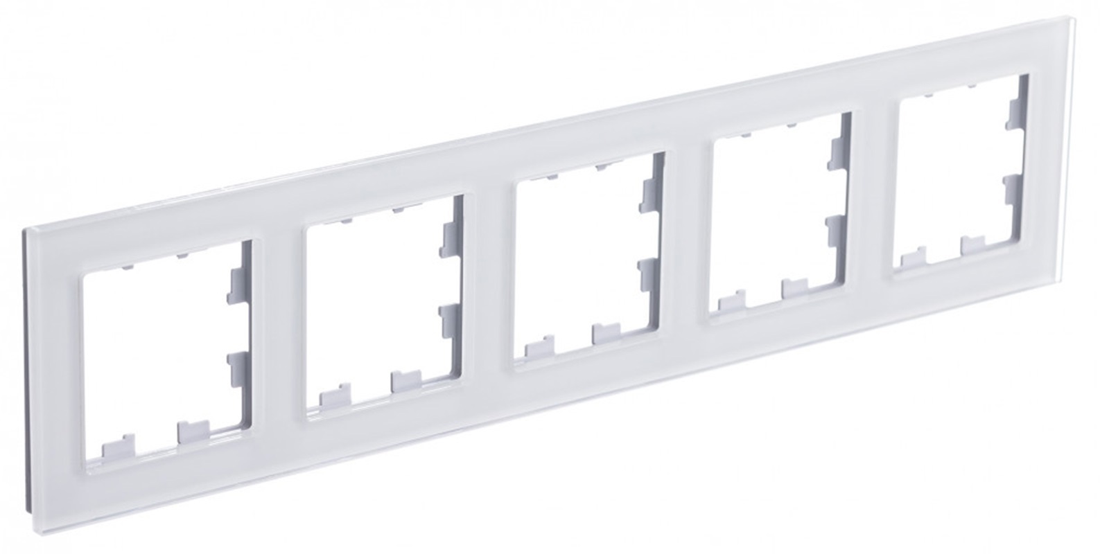 Изображение товара Ramka dlya rozetok i vyklyuchatelej AtlasDesign Nature ATN320105, 5 postov, belaya