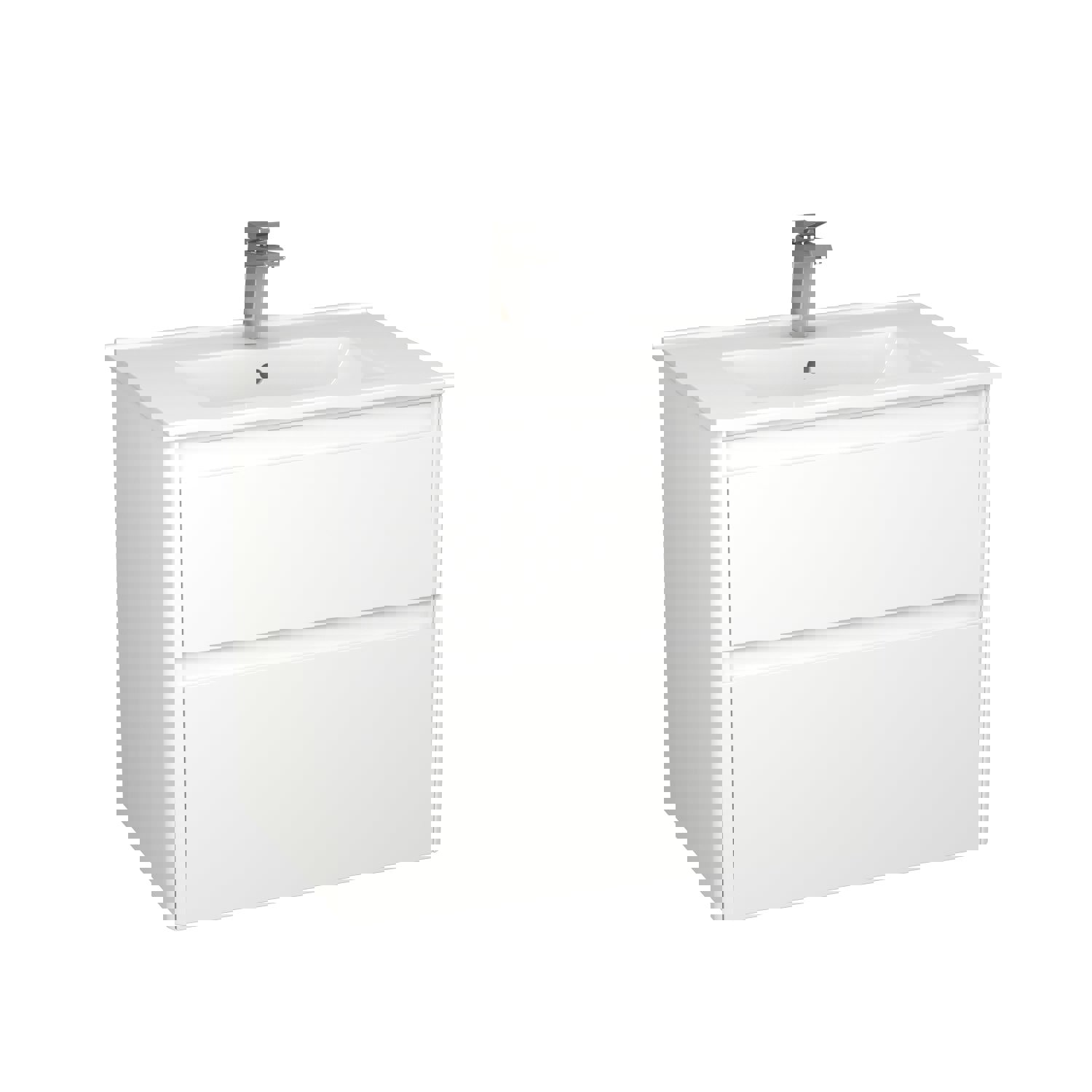 Изображение товара Тумба под раковину Veneciana Aventino 57042/700D 71 см с раковиной — белый глянец