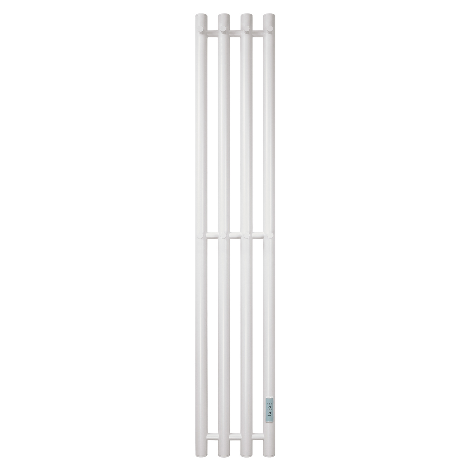 Изображение товара Полотенцесушитель электрический Primoclima Sol R E White 210x1200 мм 122 Вт с терморегулятором I-образный цвет белый матовый