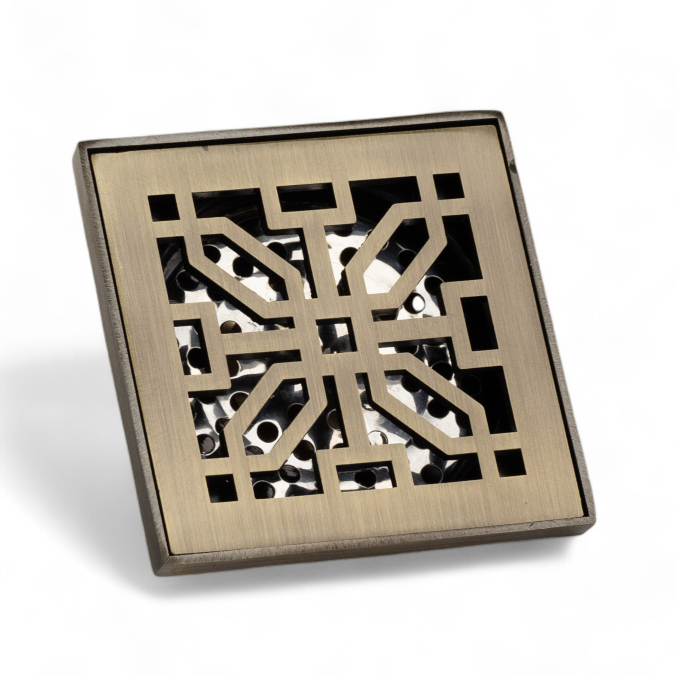 Изображение товара Душевой трап MIAMARK MD-8632 из нержавеющей стали 10x10 см с сухим затвором