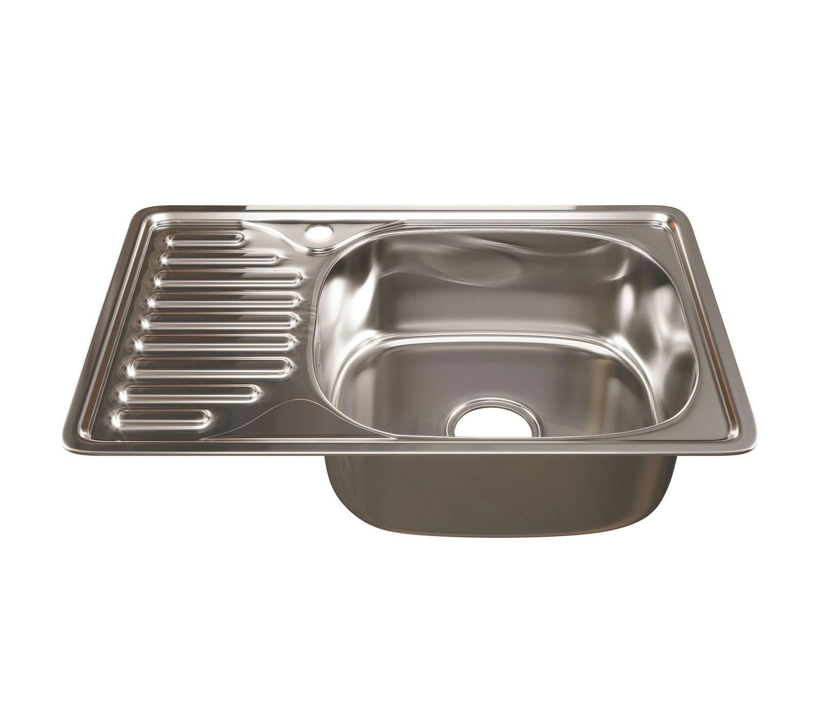 Изображение товара Врезная мойка Mixline 530532 42x66 см глубина чаши 16 см нержавеющая сталь цвет хром