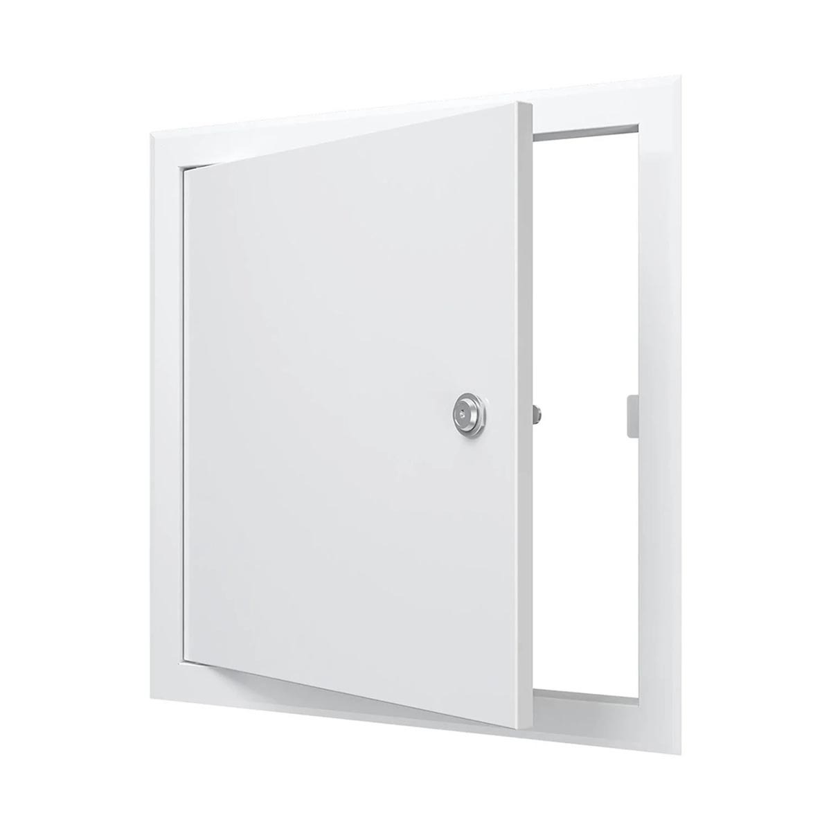 Изображение товара Люк ревизионный металлический EVECS ЛТ4040МЗп 460x460 мм с фланцем и замком Россия