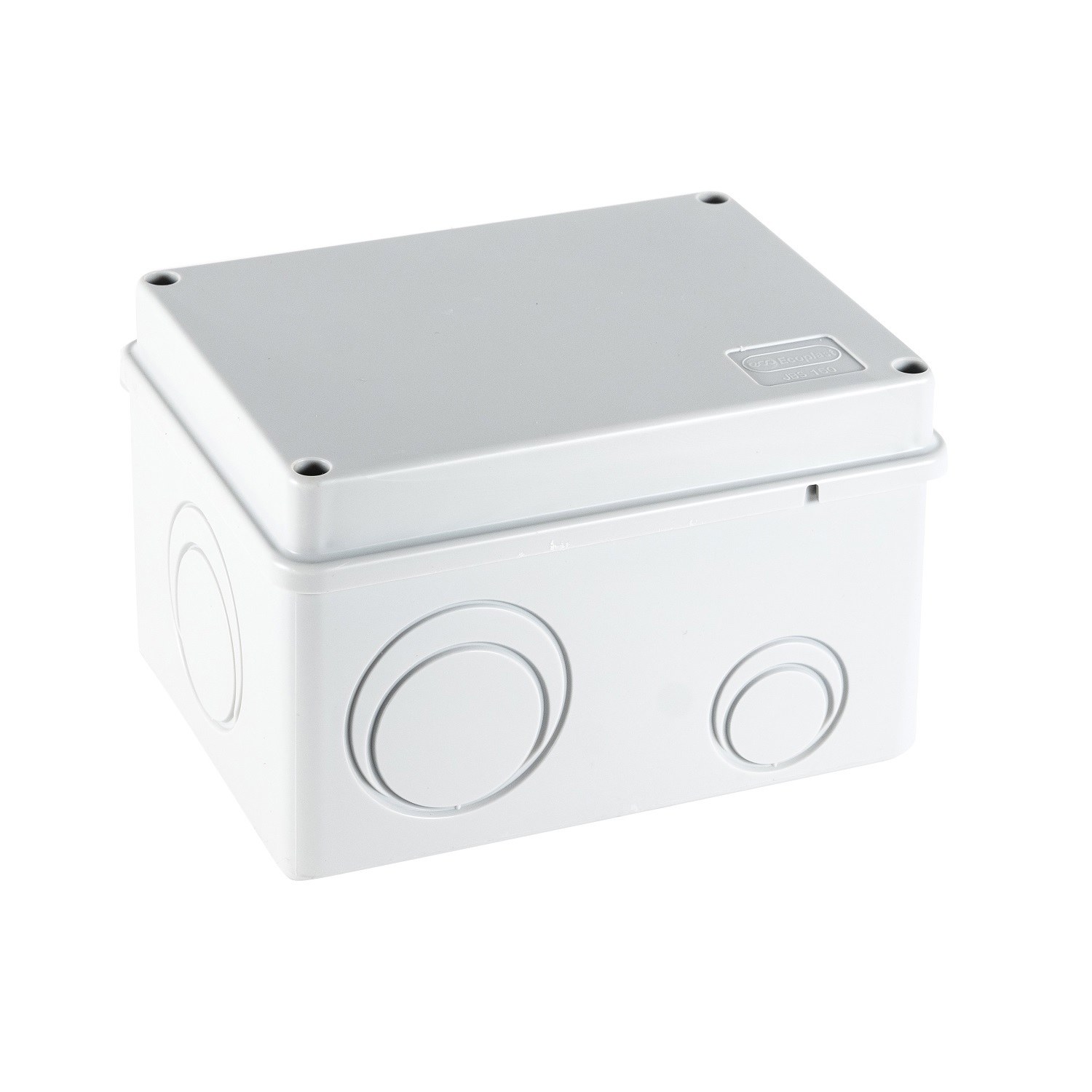 Изображение товара Распределительная коробка открытая Экопласт BJB/JBS150 110x110x150 мм IP56 цвет белый