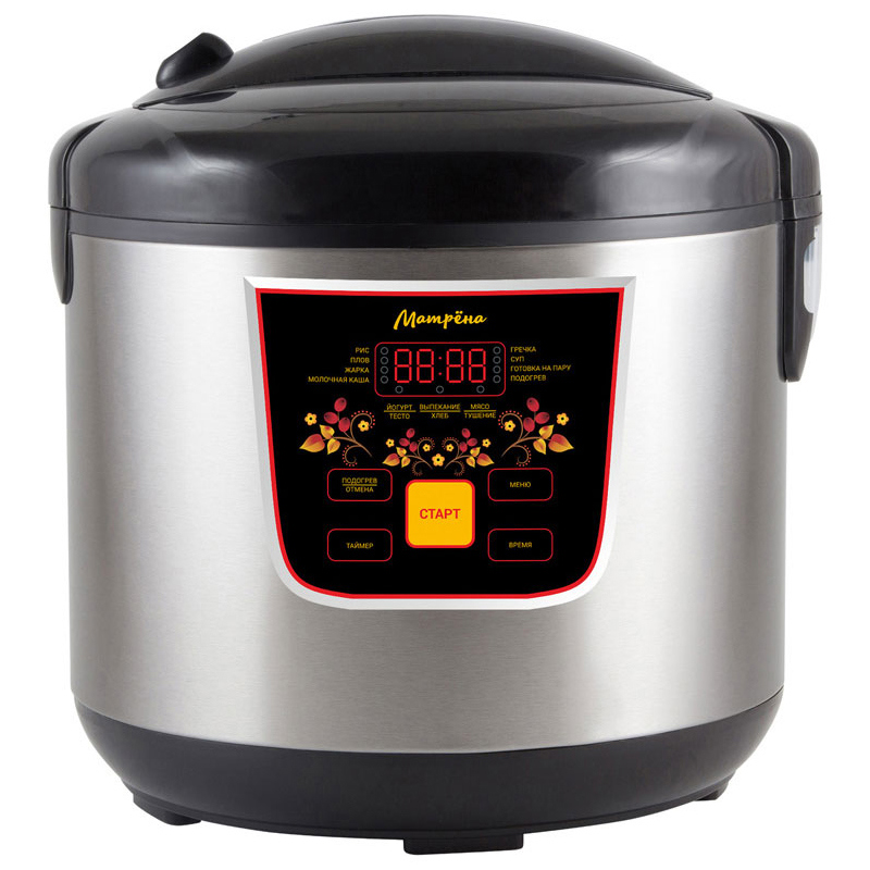 Изображение товара Мультиварка Матрёна Ma-011 5 л 11 программ цвет серебристый, черный
