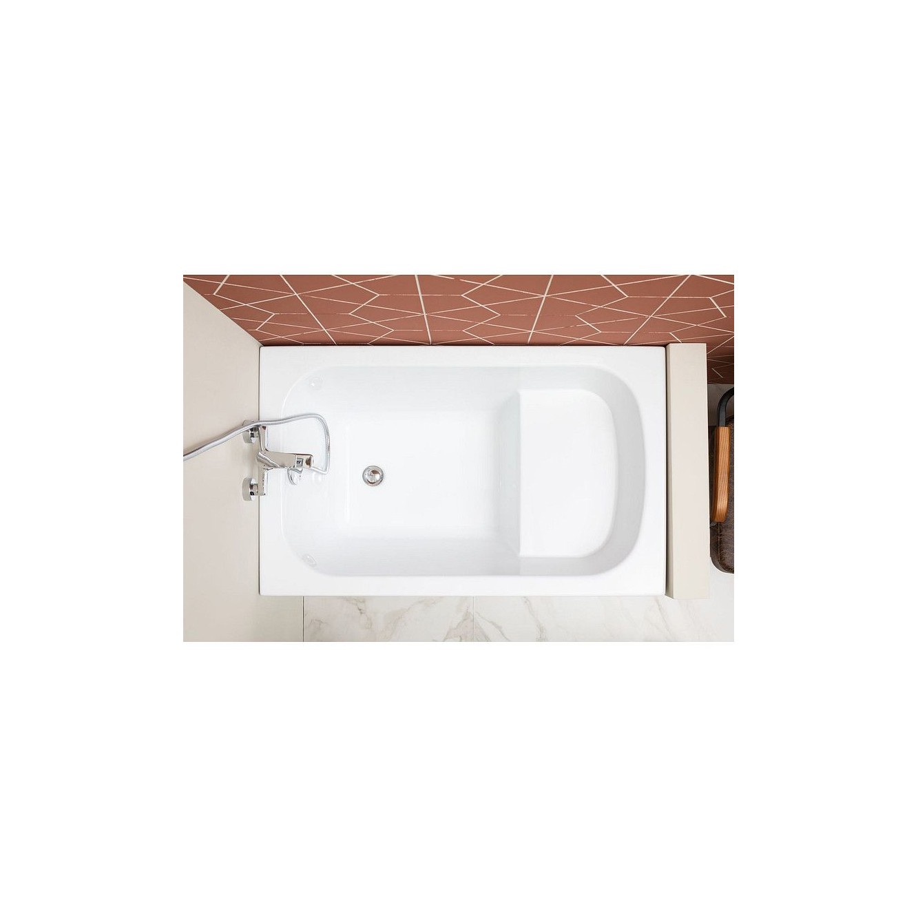 Изображение товара Прямоугольная ванна Aquanet 00347170 акрил 110x70см