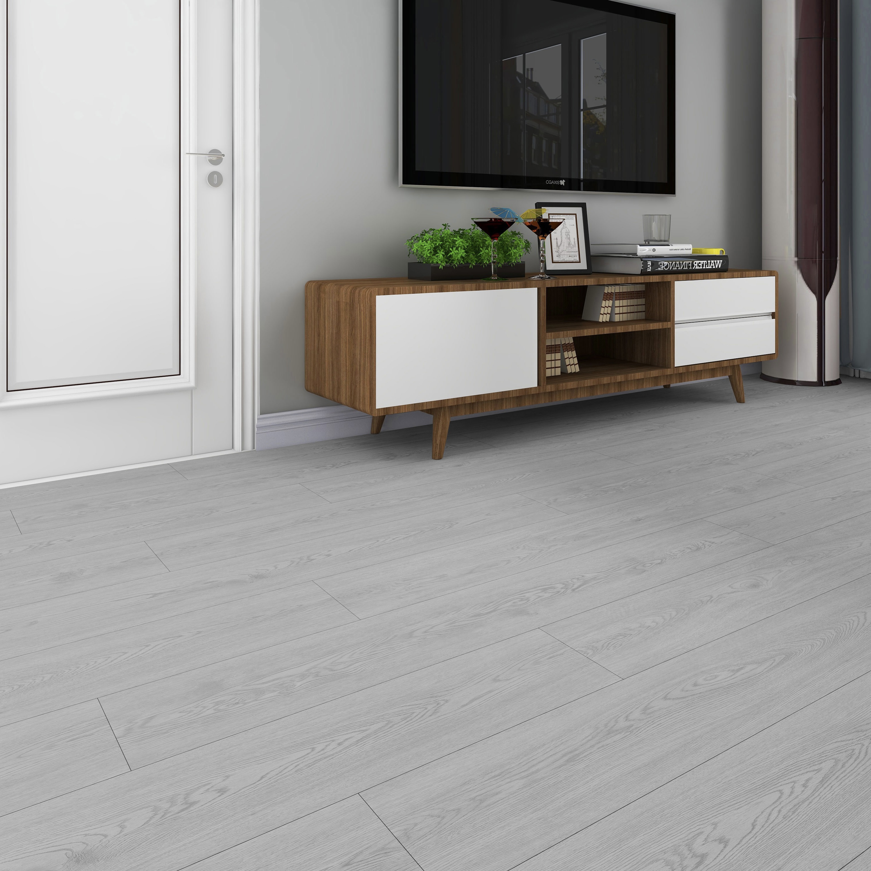 Изображение товара ПВХ плитка Novafloor Stepper Oak Snow 31 класс толщина 1.50 мм 2.787 м², цена за упаковку