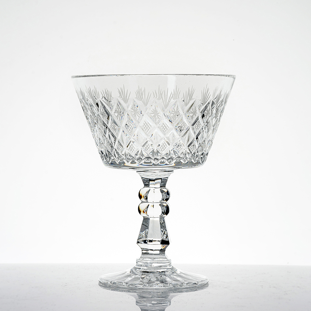 Изображение товара Блюдо сервировочное Неман из хрусталя, прозрачное, высота 14,5 см, диаметр 12 см