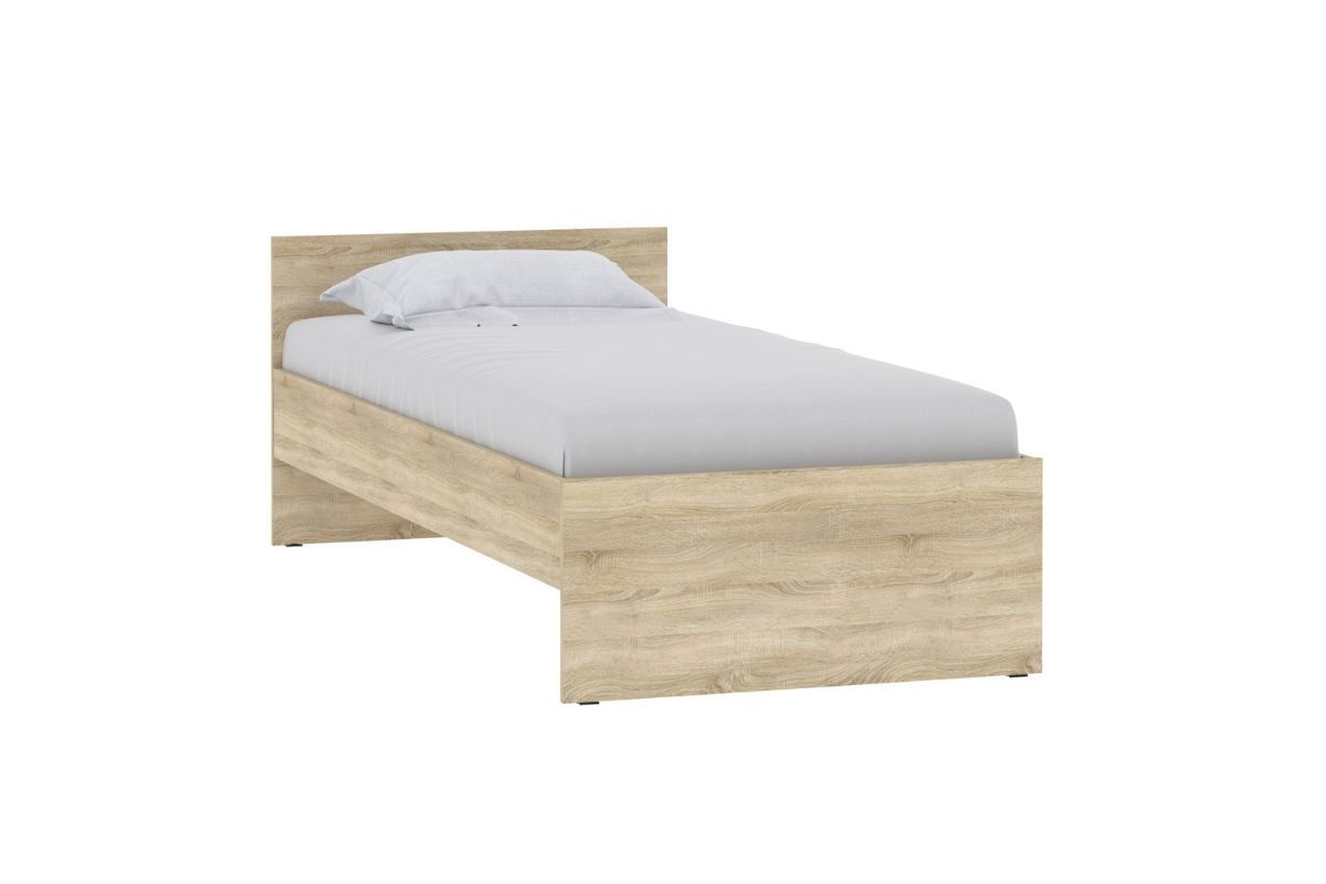 Изображение товара Кровать Silva Симпл 94.6x70x204.2 см из ЛДСП цвет дуб сонома