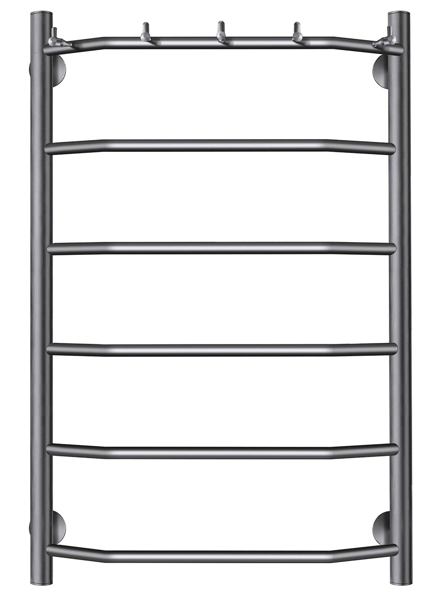 Изображение товара Водяной полотенцесушитель Secado Агата 80x50 см нержавеющая сталь графит