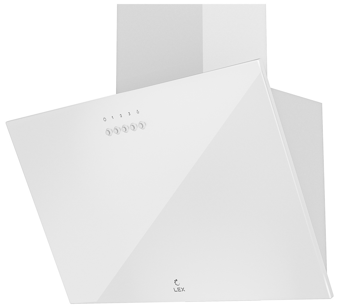Изображение товара Вытяжка Lex Moza 600 White 59.5 см цвет белый