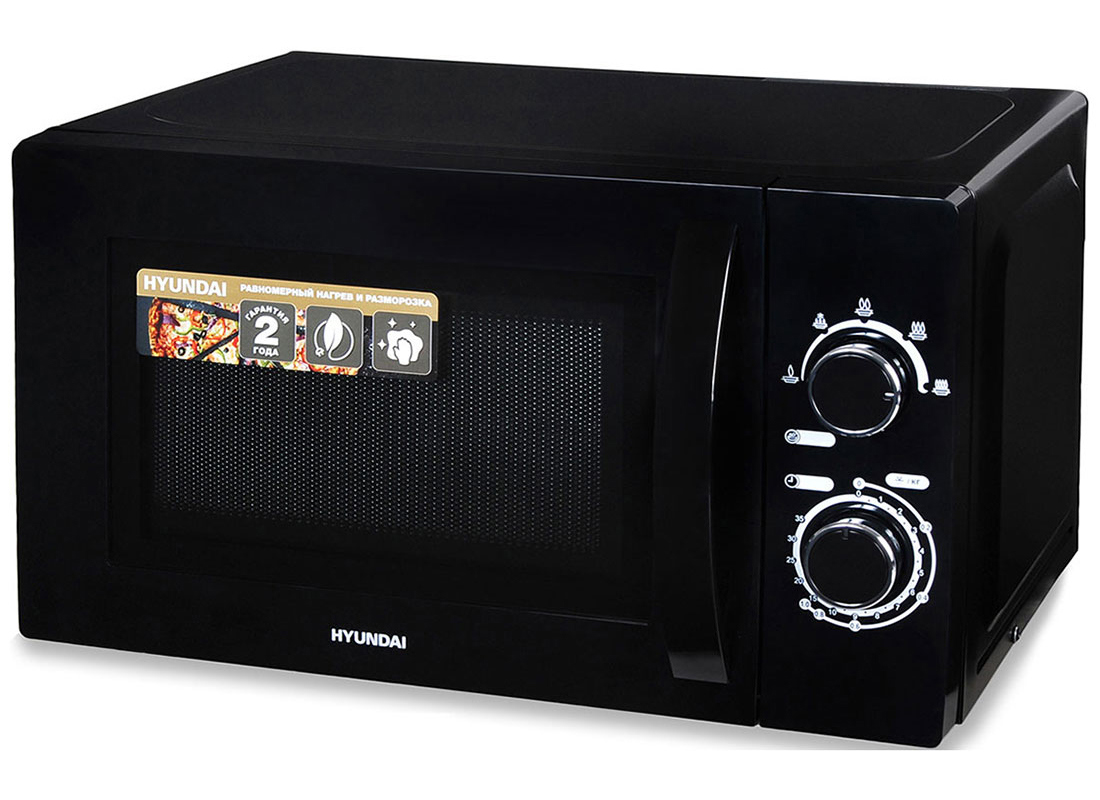 Изображение товара Отдельностоящая микроволновая печь Hyundai HYM-M206 20 л черный