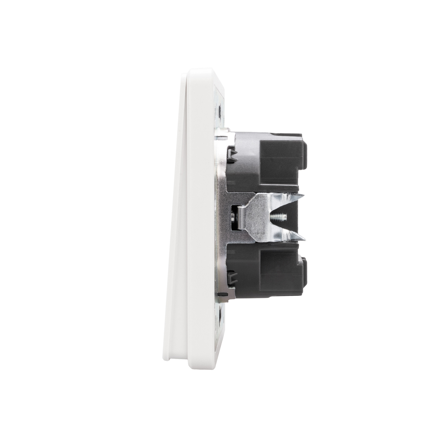 Изображение товара Встраиваемый проходной выключатель Kranz Round KR-78-0716-1 1 клавиша перламутр