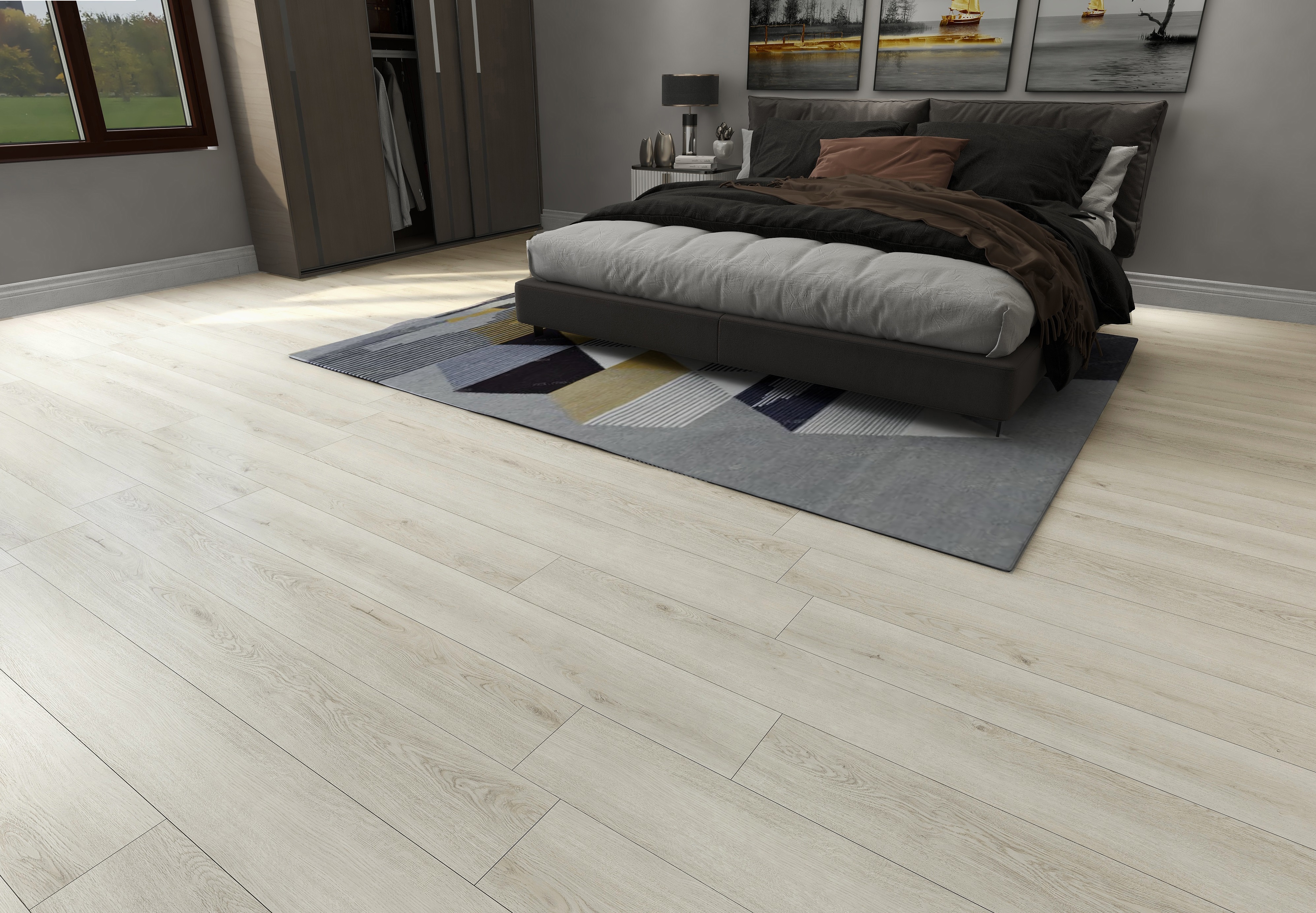 Изображение товара Виниловая плитка RICHFLOOR Саунд Симфония 34 класс, 2 мм, 4,392 м², клей, под дерево, бежевый