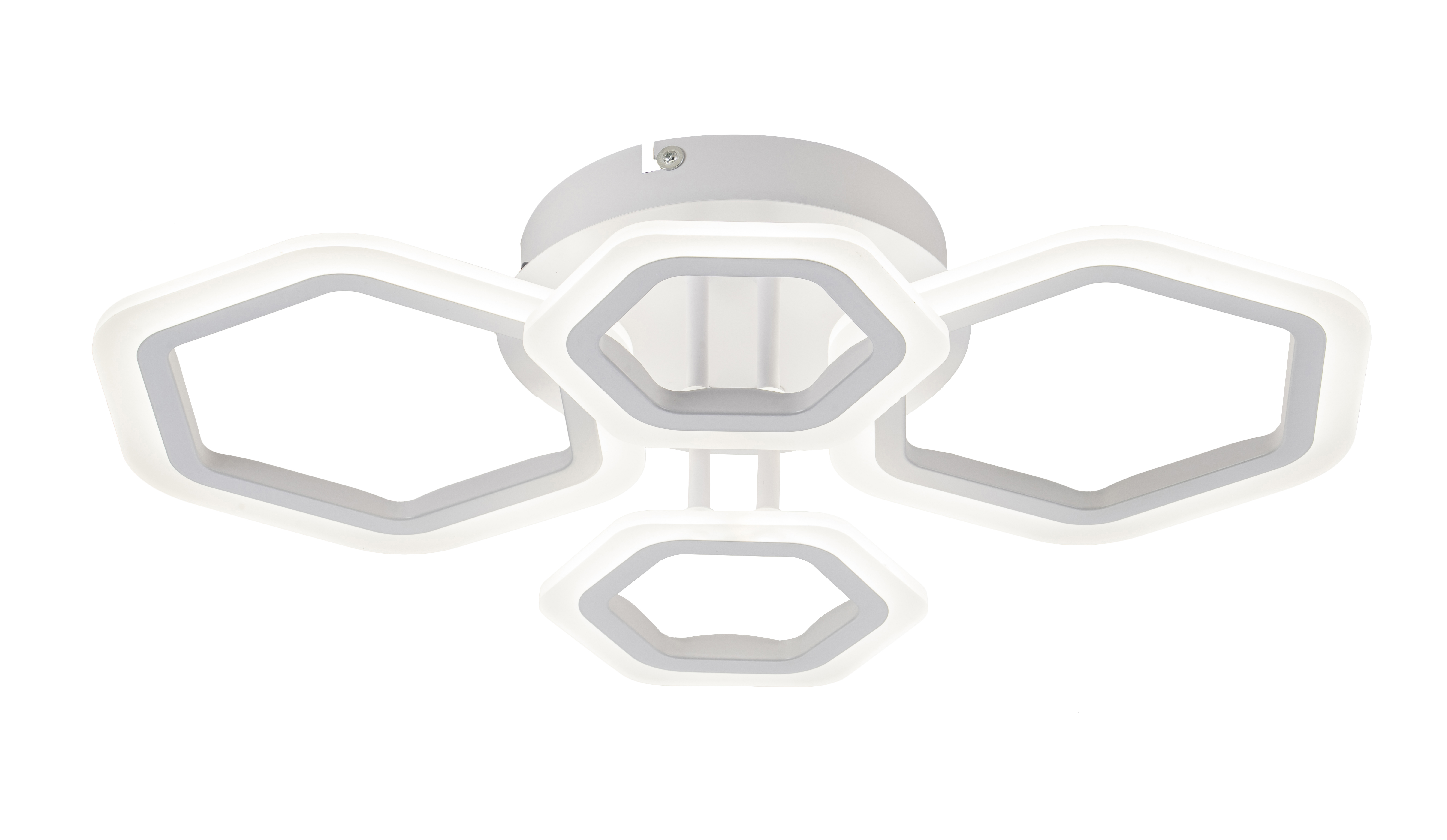 Изображение товара Люстра потолочная светодиодная Escada Eris с пультом управления 18 м² регулируемый белый свет цвет белый